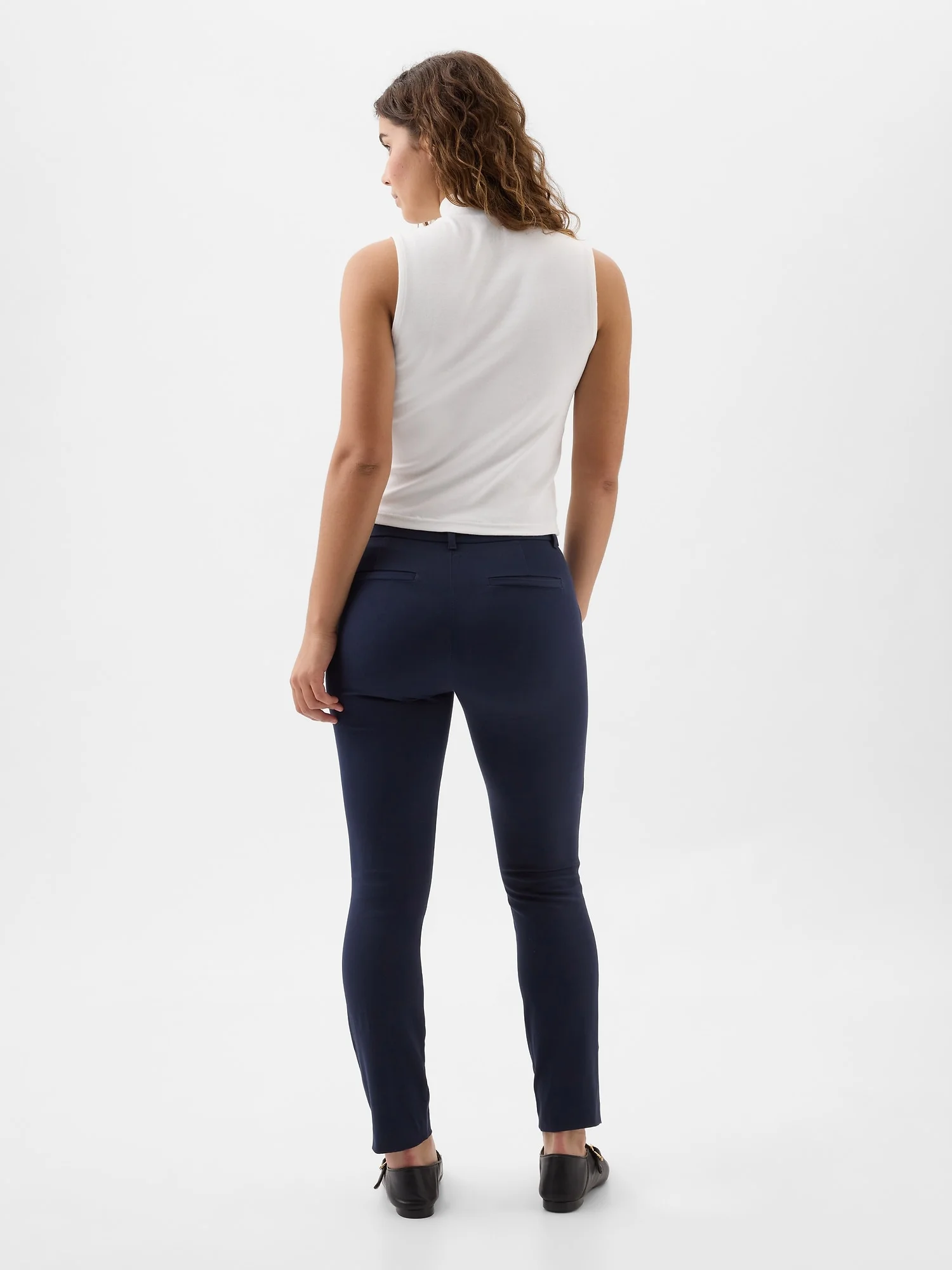 GAP Quần Vải Dài Nữ - Skinny Ankle Bistretch