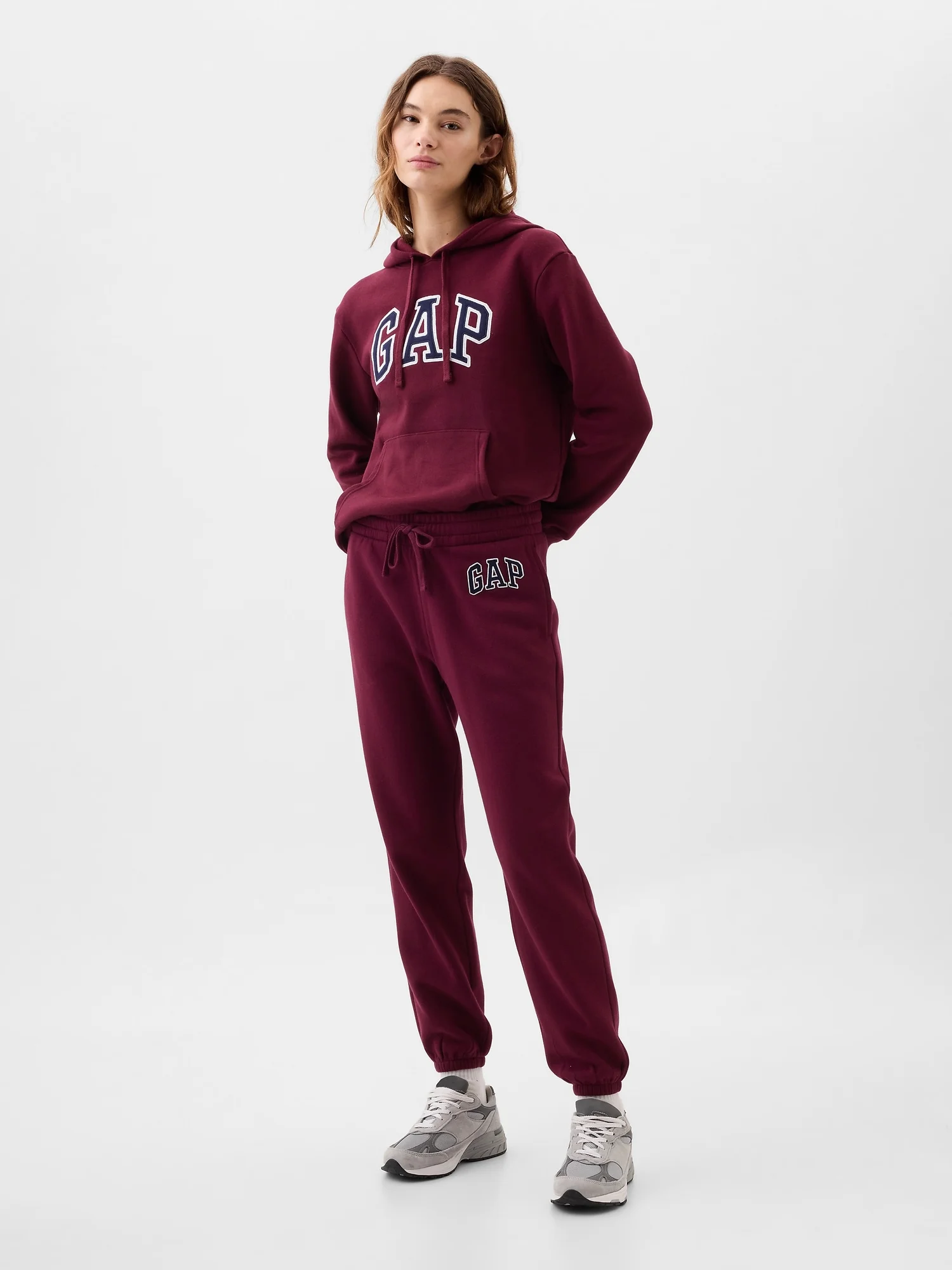 GAP Quần Dài Nữ - Logo - Joggers