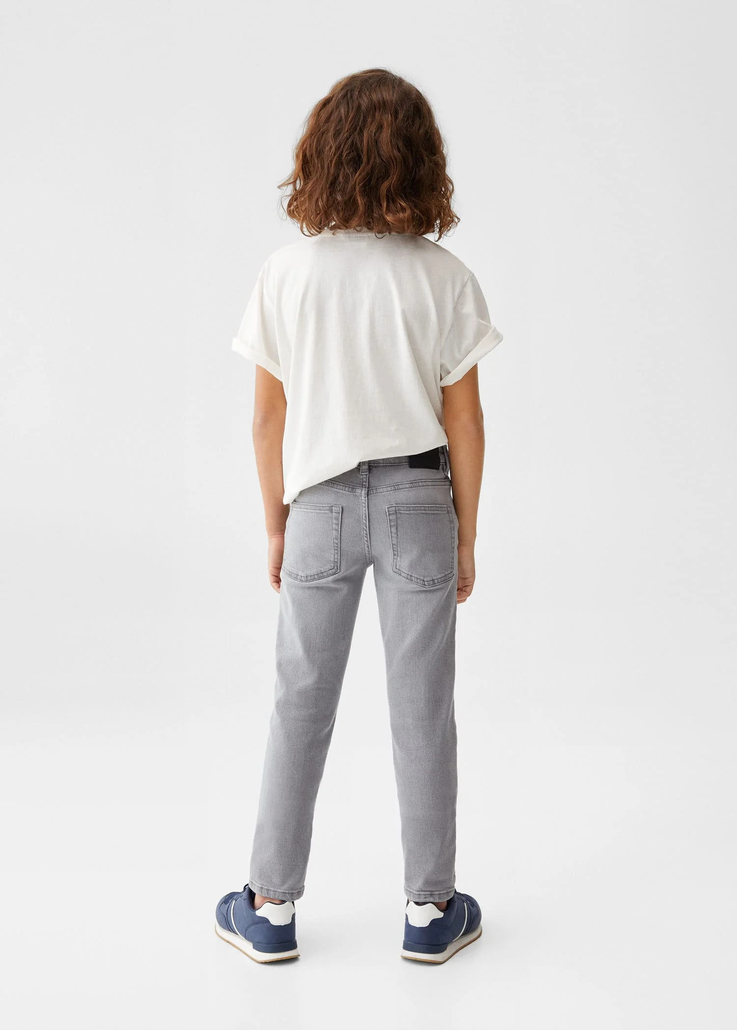 MANGO Quần Jeans Bé Trai Slim4