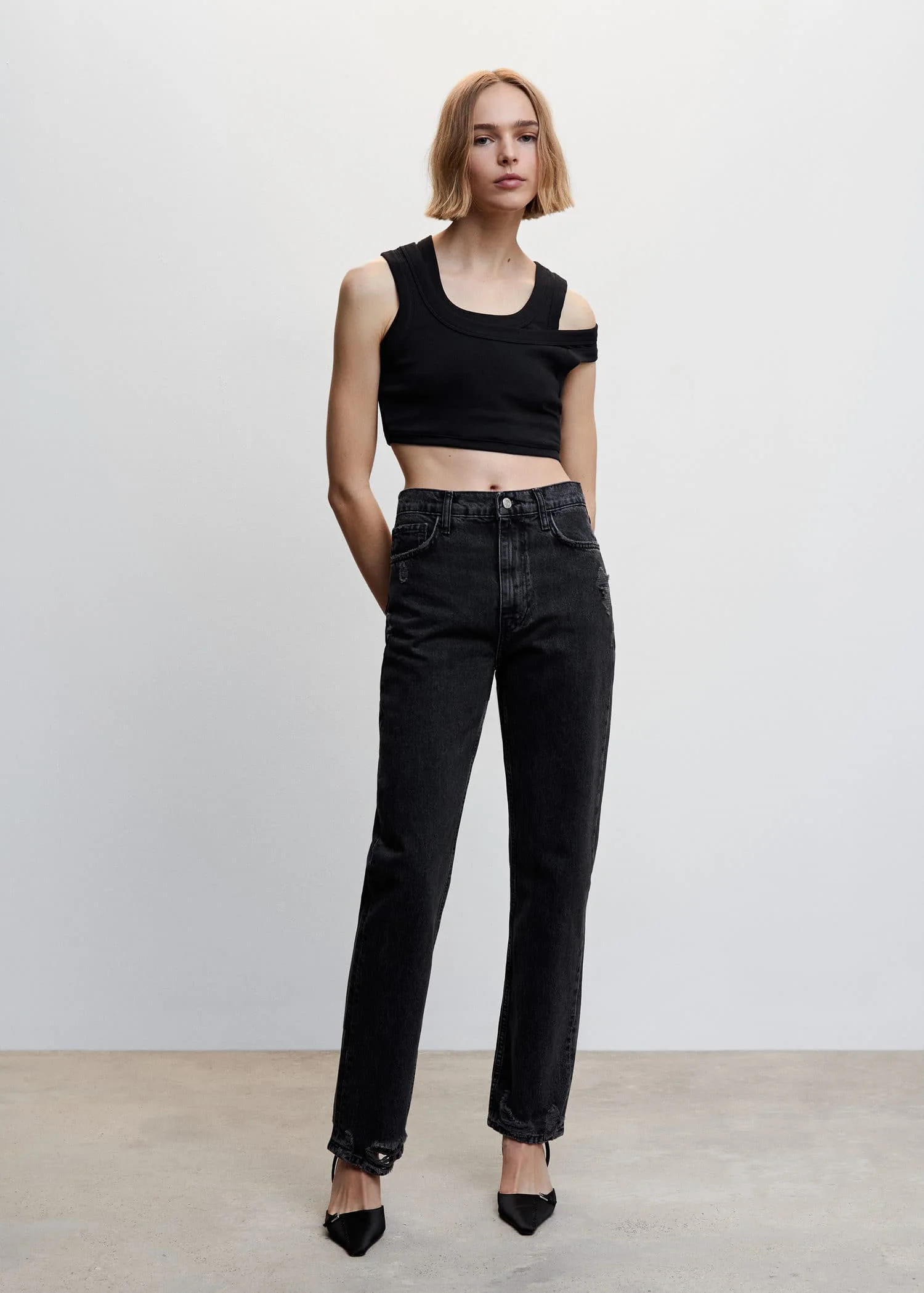 MANGO Quần Jeans Nữ Brooks