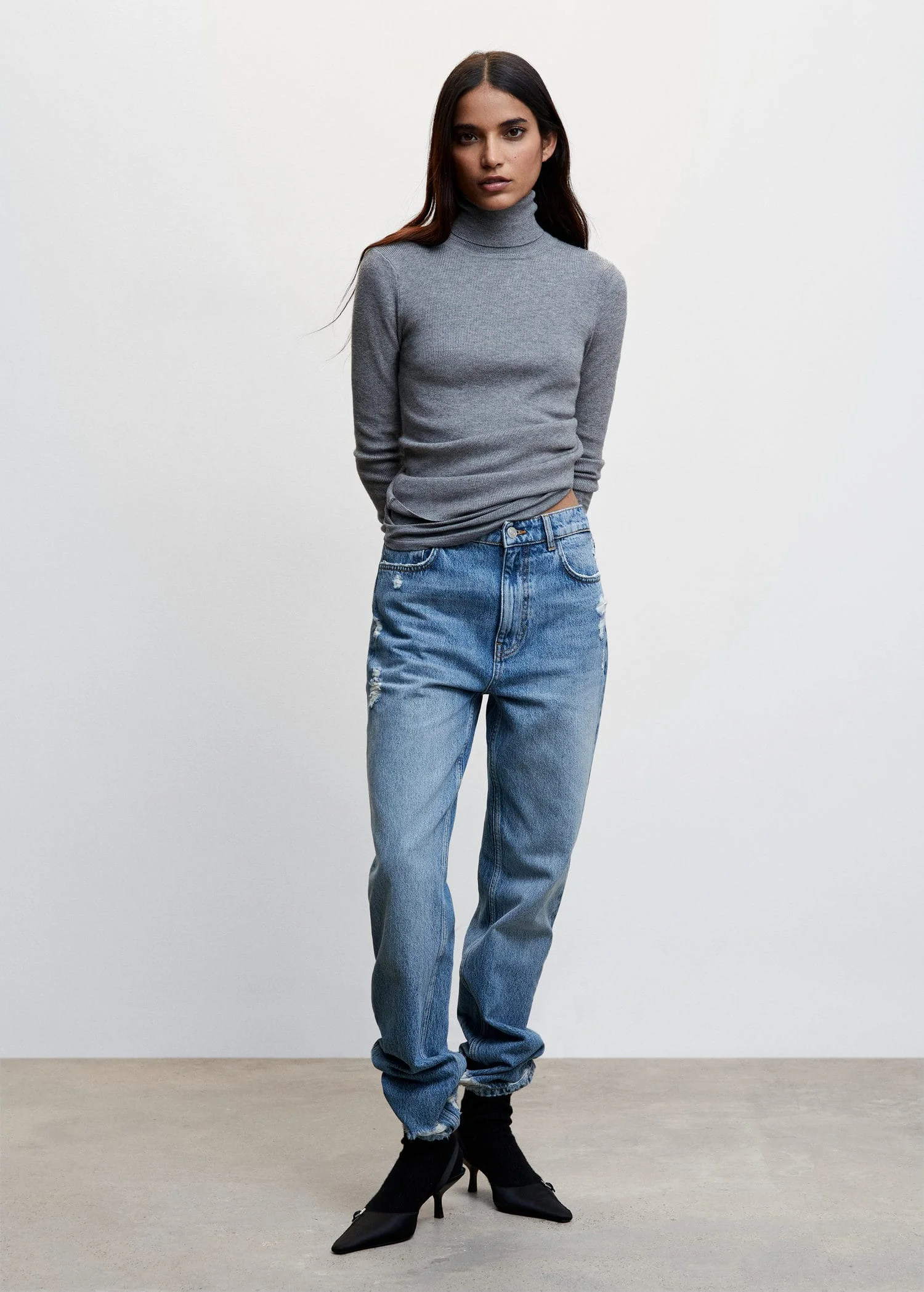 MANGO Quần Jeans Nữ Brooks