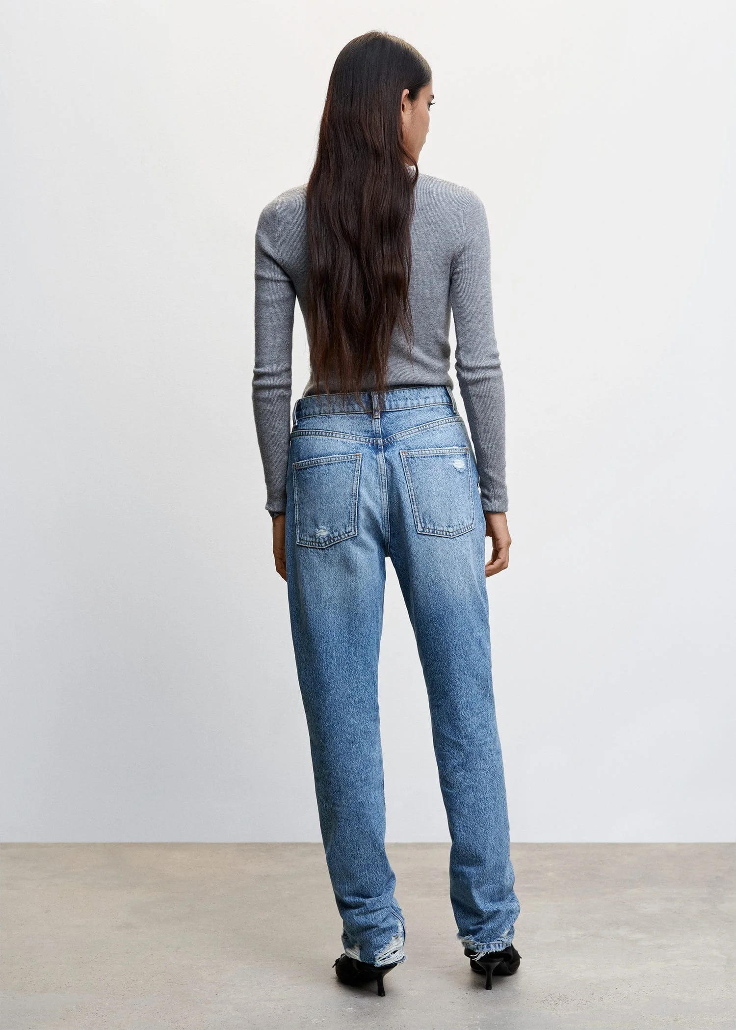 MANGO Quần Jeans Nữ Brooks