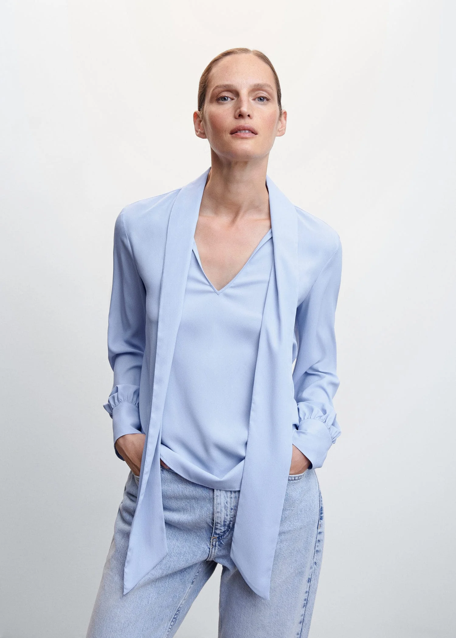 MANGO Áo Kiểu Nữ Sonia
