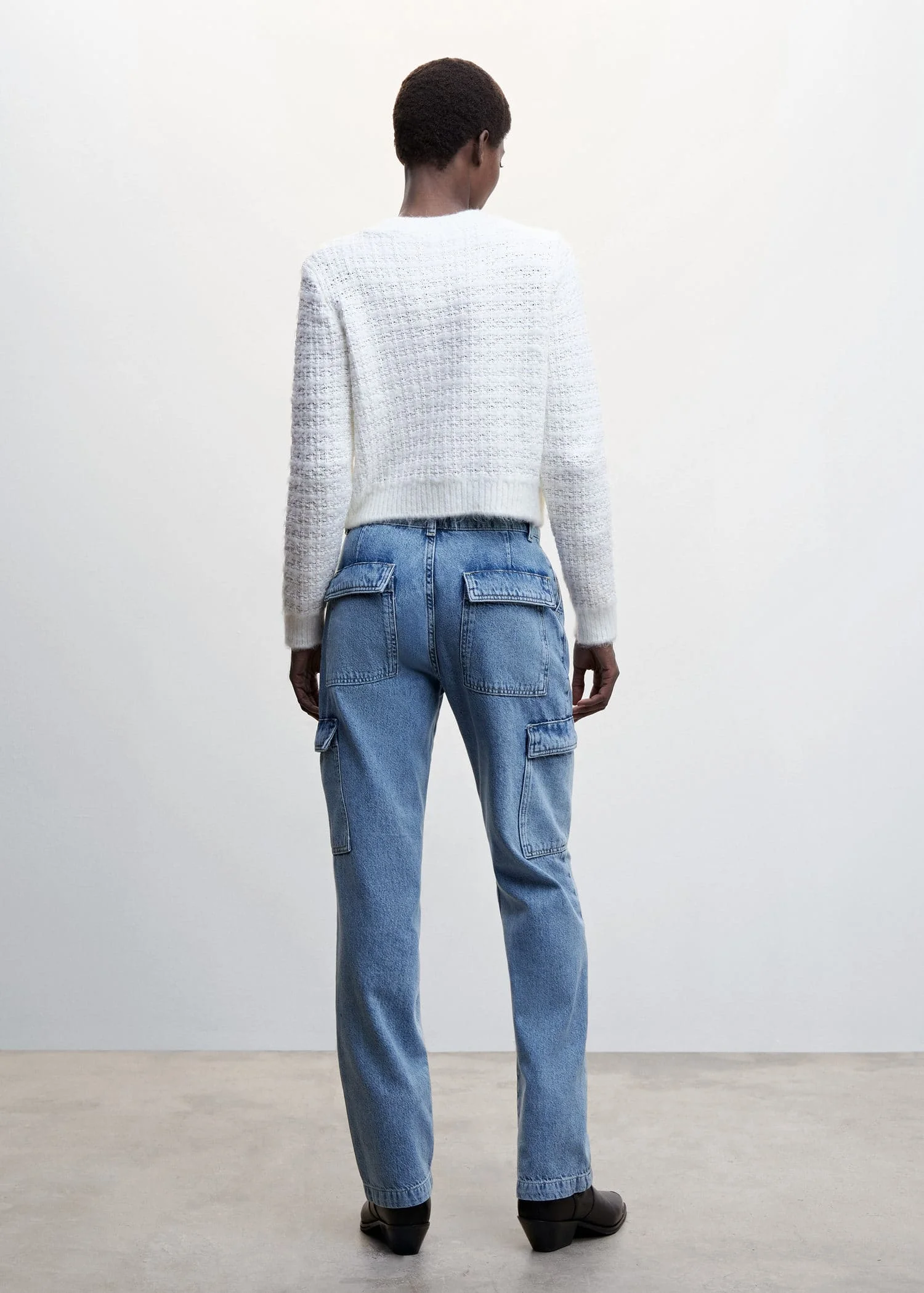 MANGO Quần Jeans Nữ Newcargo