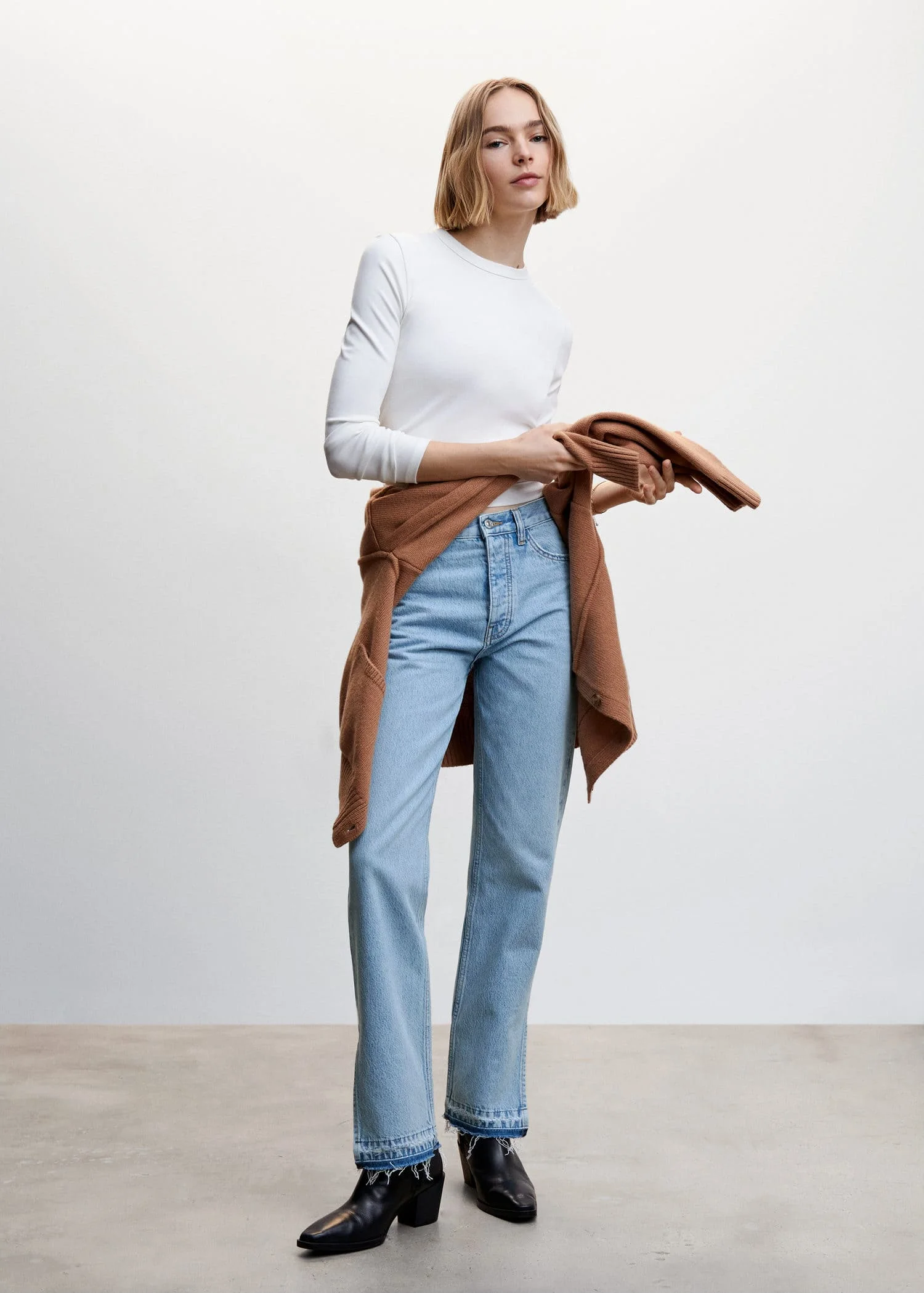 MANGO Quần Jeans Nữ Susan
