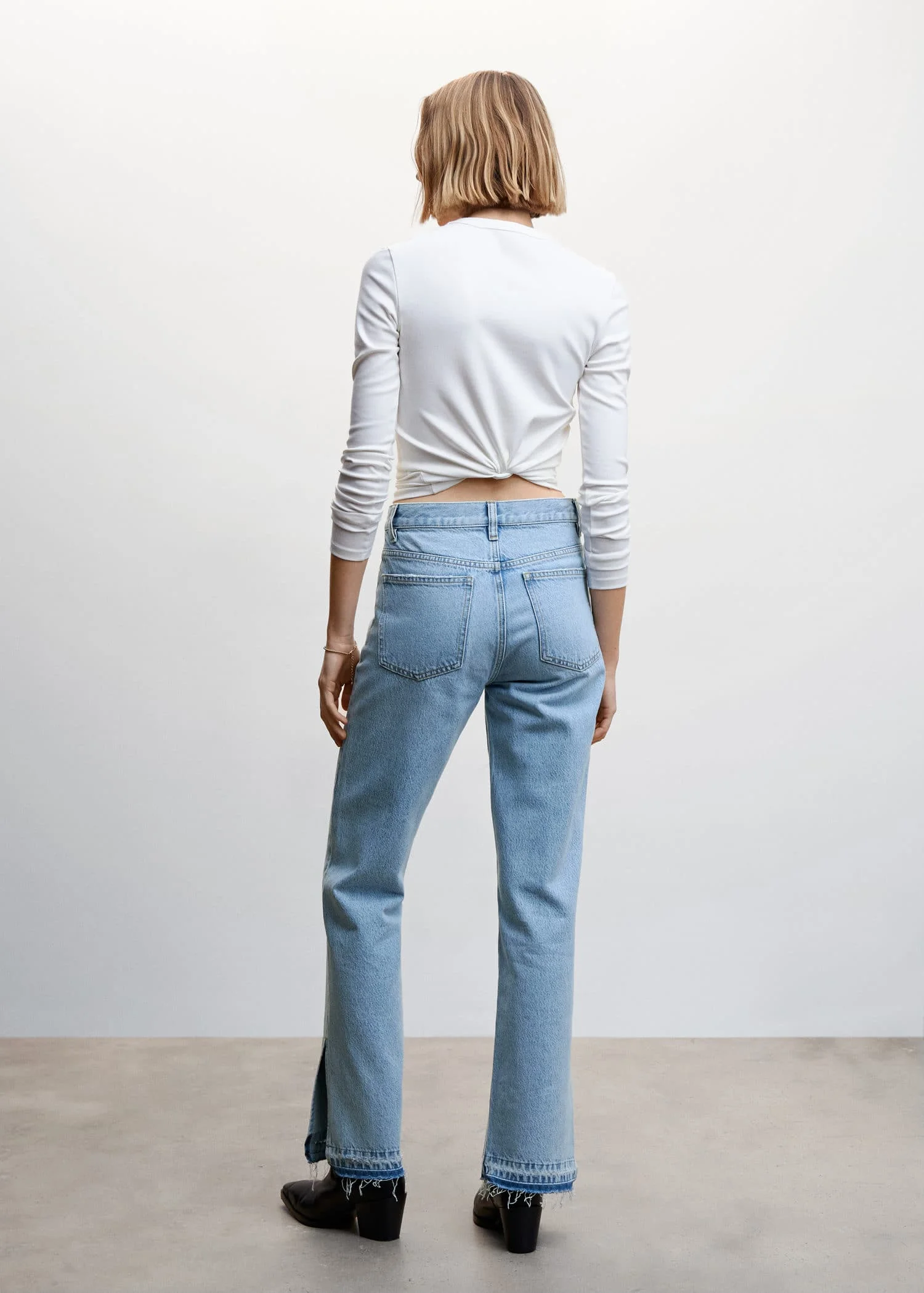 MANGO Quần Jeans Nữ Susan