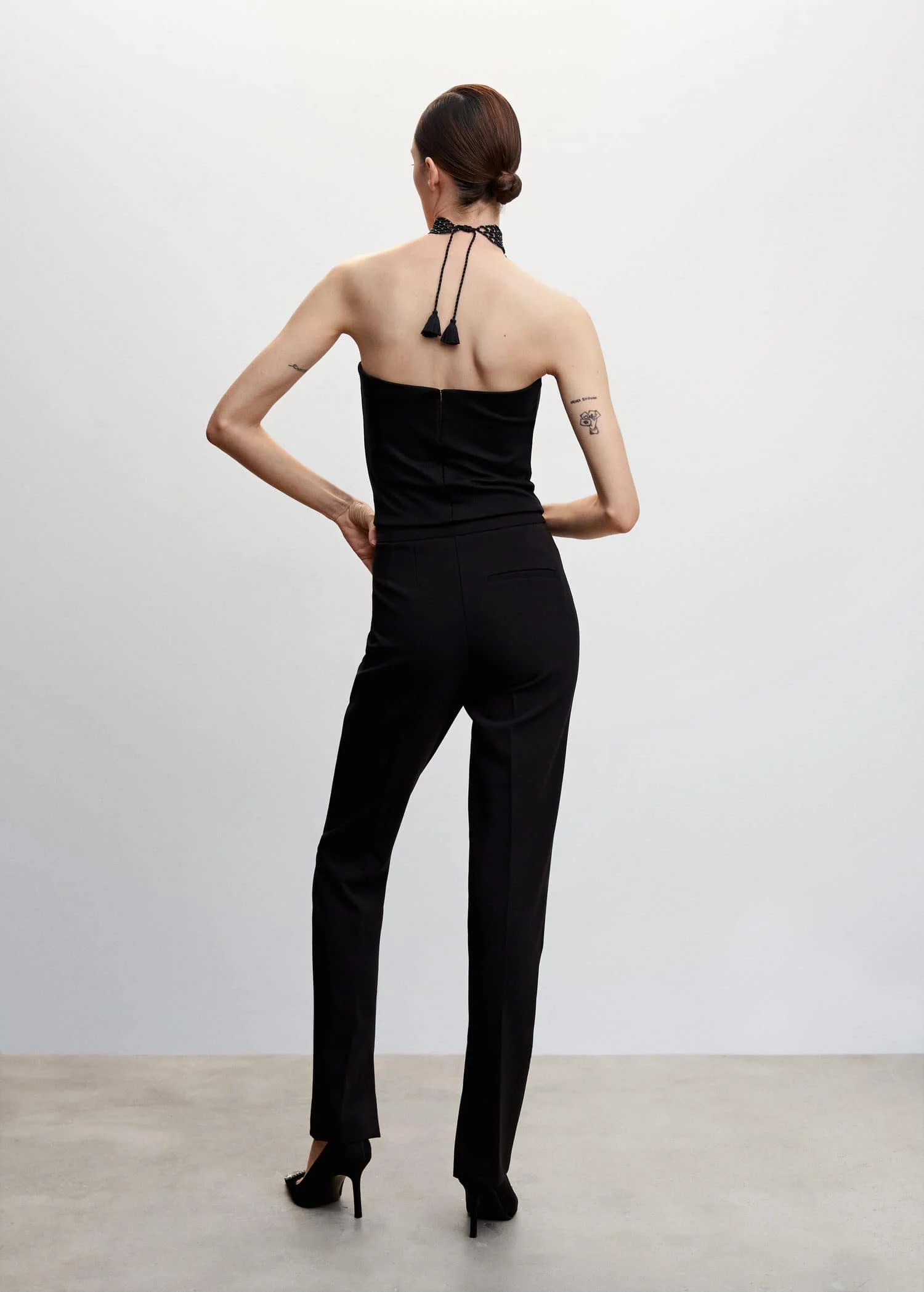 MANGO Áo Kiểu Nữ Corseta