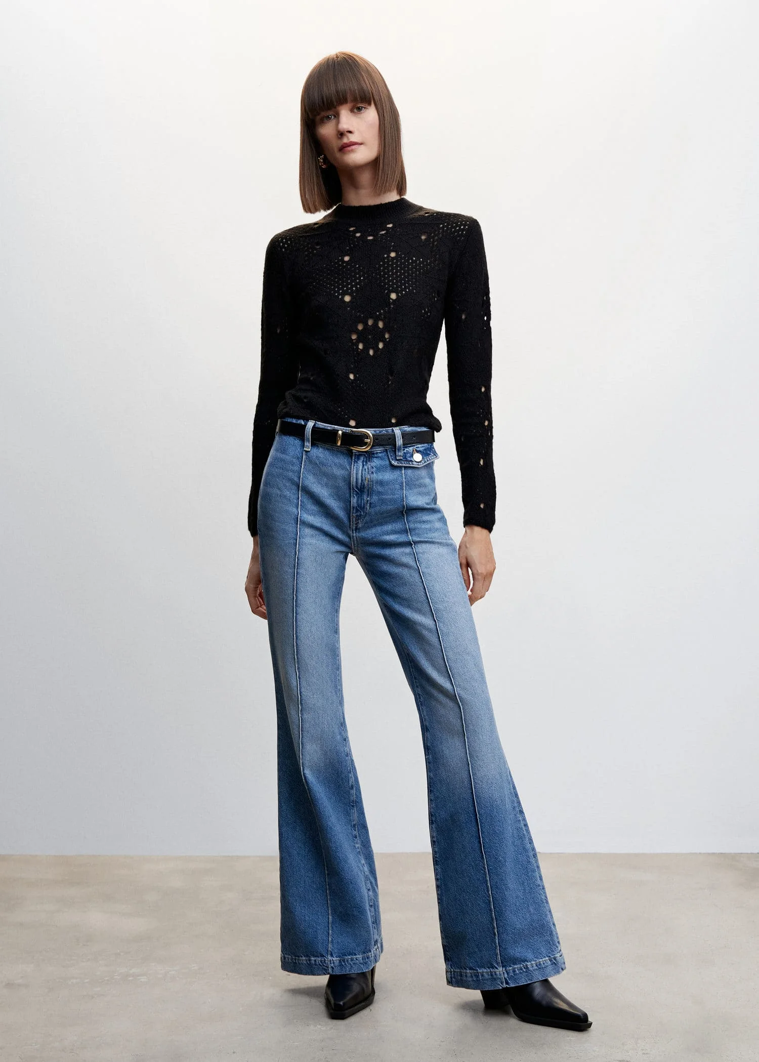 MANGO Quần Jeans Nữ Iera