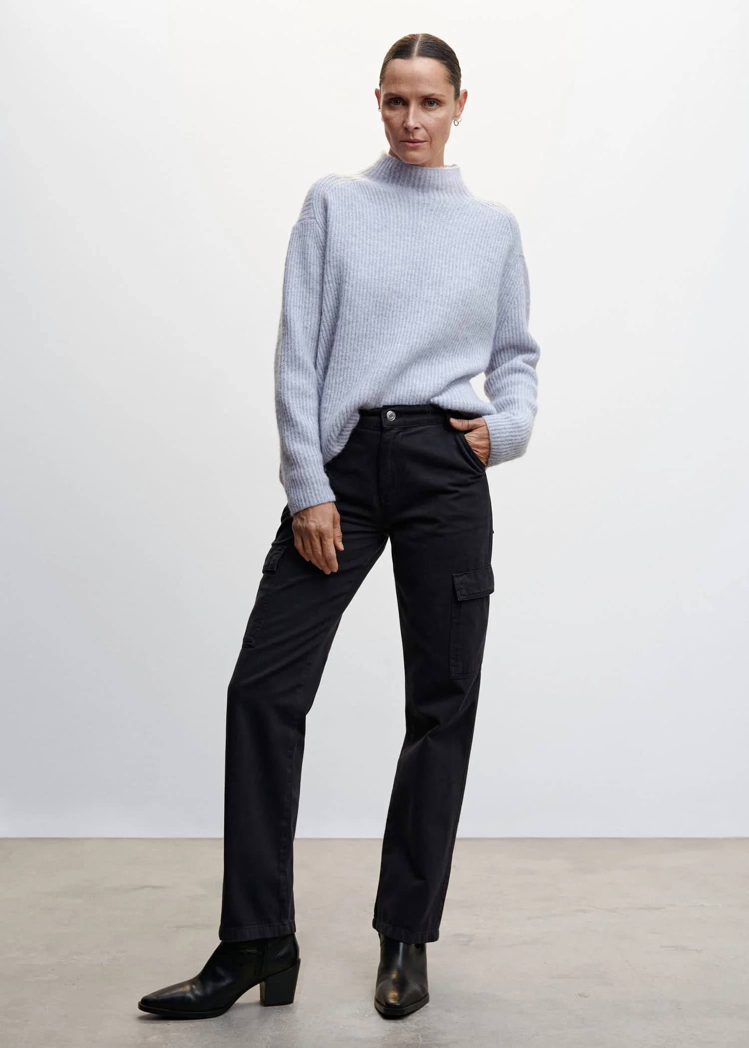 MANGO Quần Jeans Nữ Newcargo