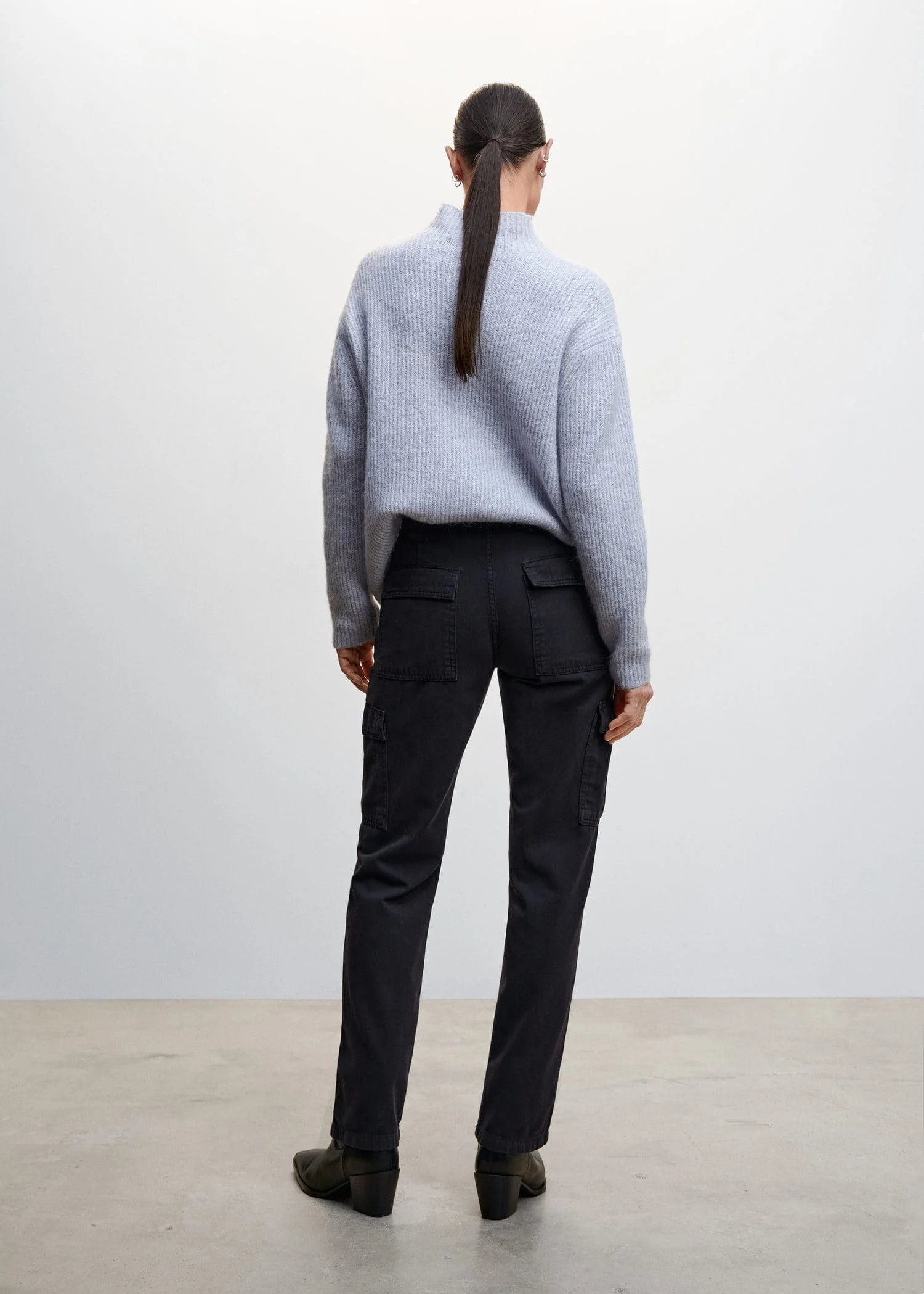 MANGO Quần Jeans Nữ Newcargo