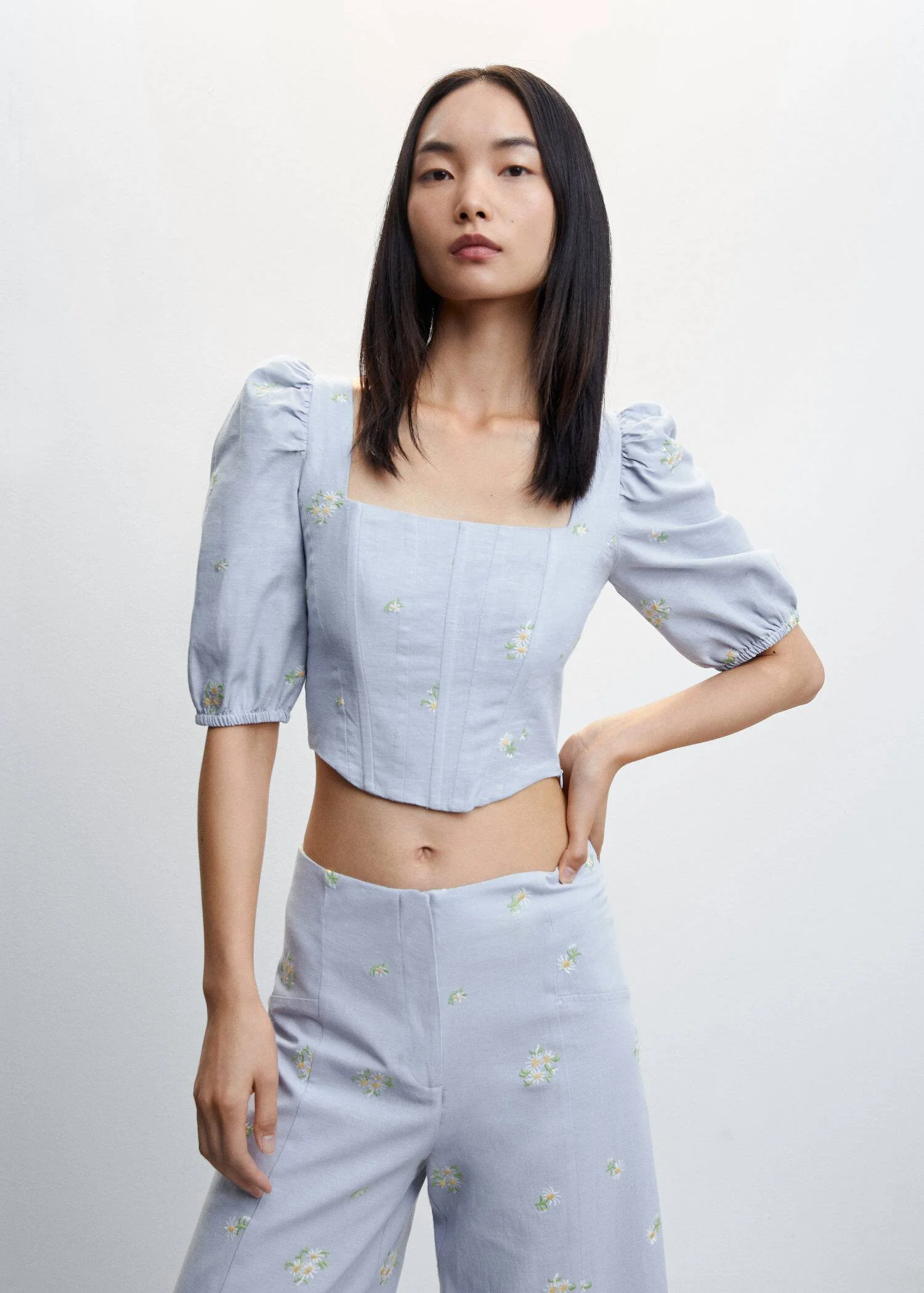 MANGO Áo Kiểu Nữ Daisy