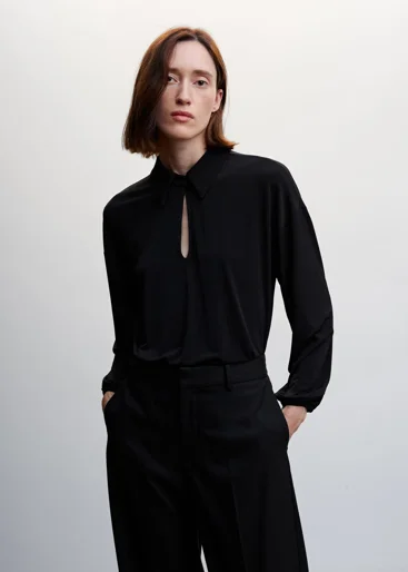 MANGO Áo Kiểu Nữ Buni