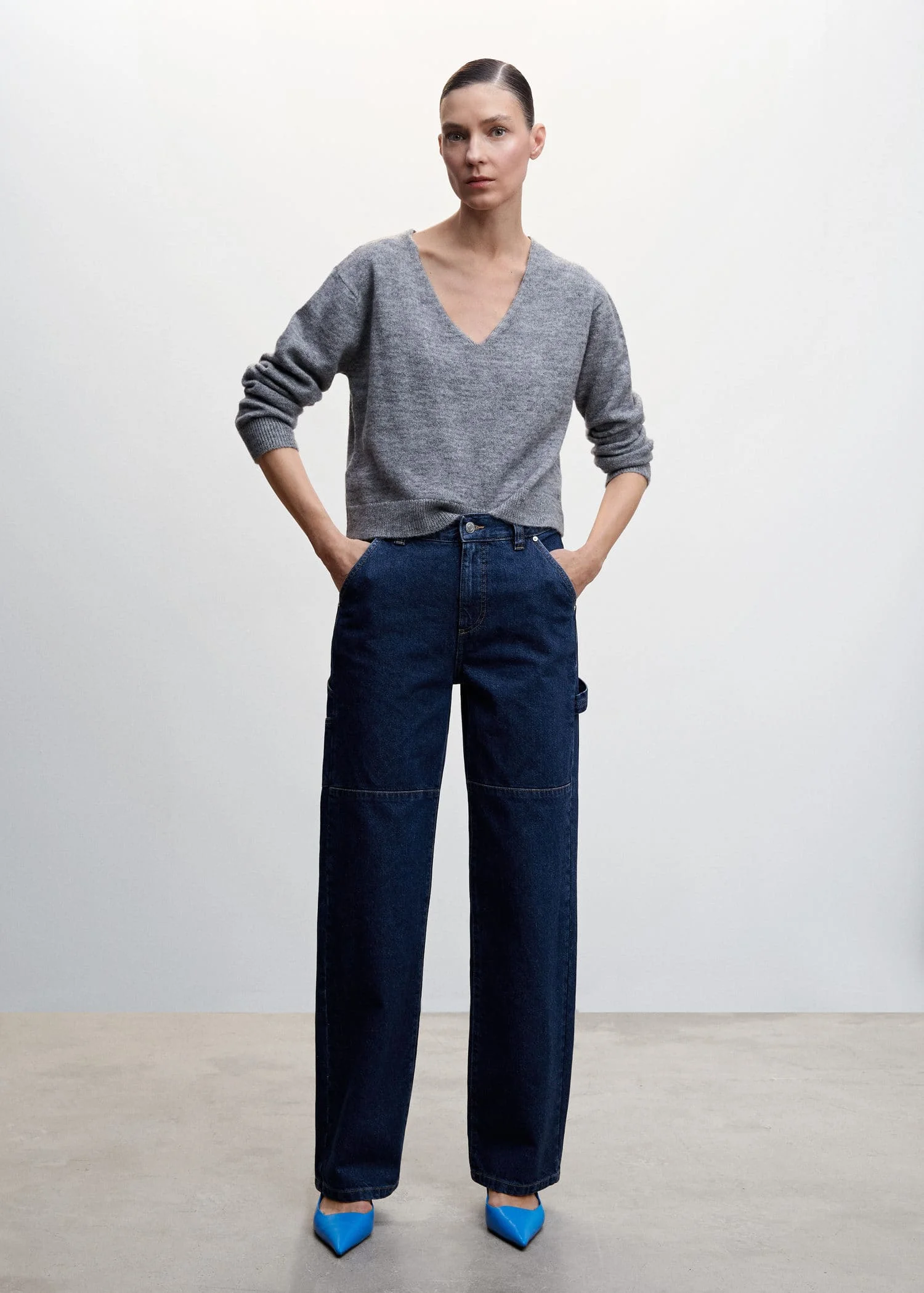 MANGO Quần Jeans Nữ Kyomi