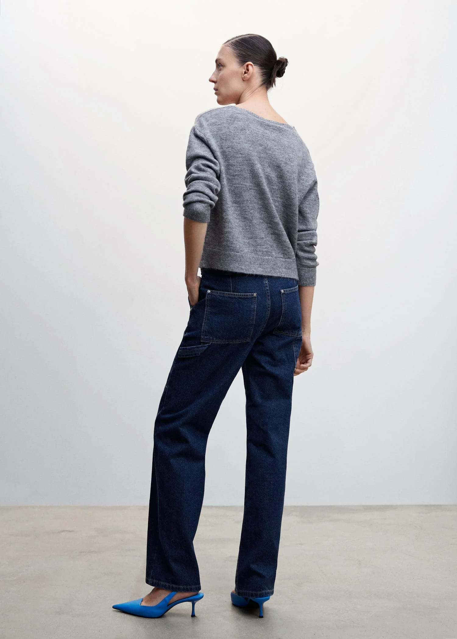 MANGO Quần Jeans Nữ Kyomi