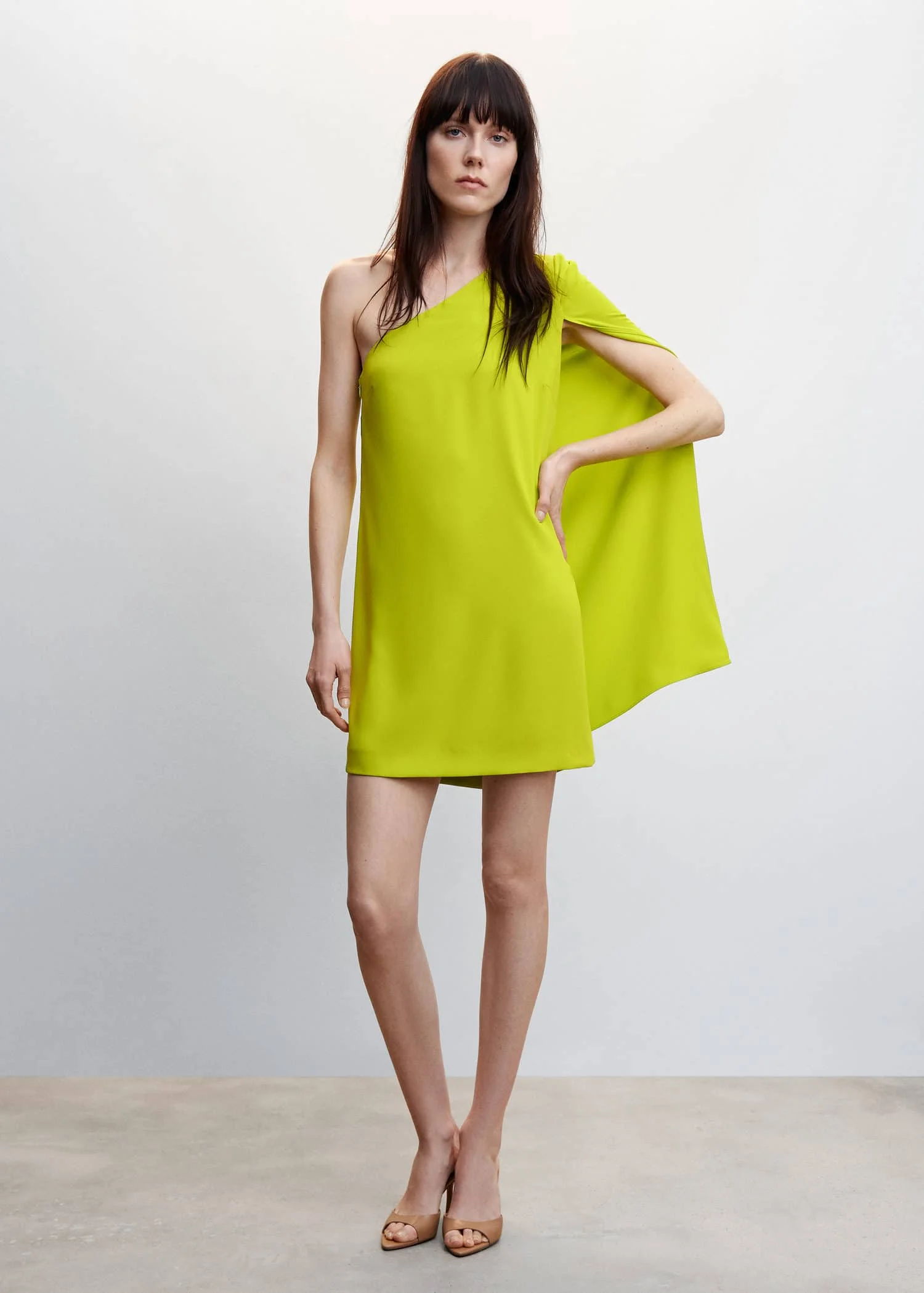 MANGO Đầm Nữ Lemon
