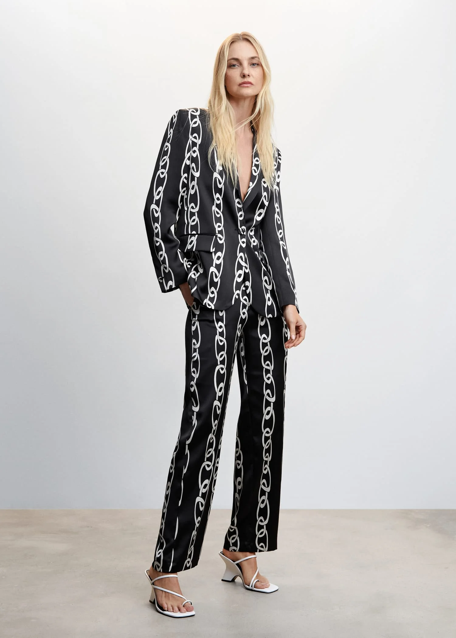 MANGO Áo Vest Nữ Chain