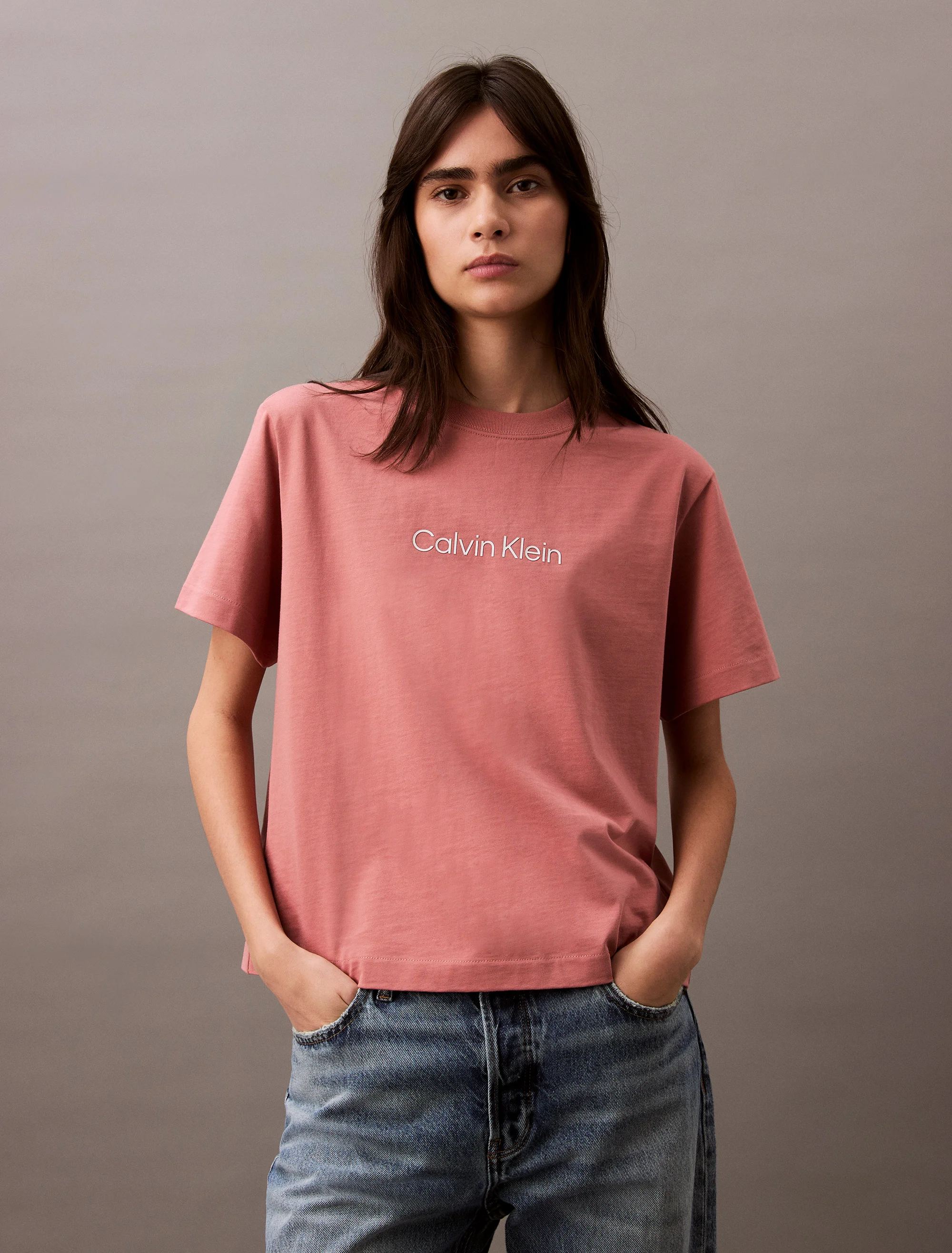 CK JEANS Áo Thun Nữ Relaxed Fit