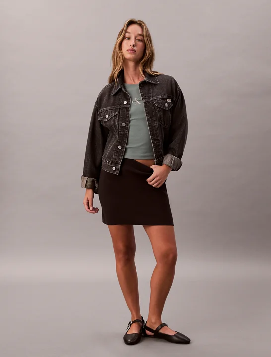 CK JEANS Áo Thun Nữ Baby Fit