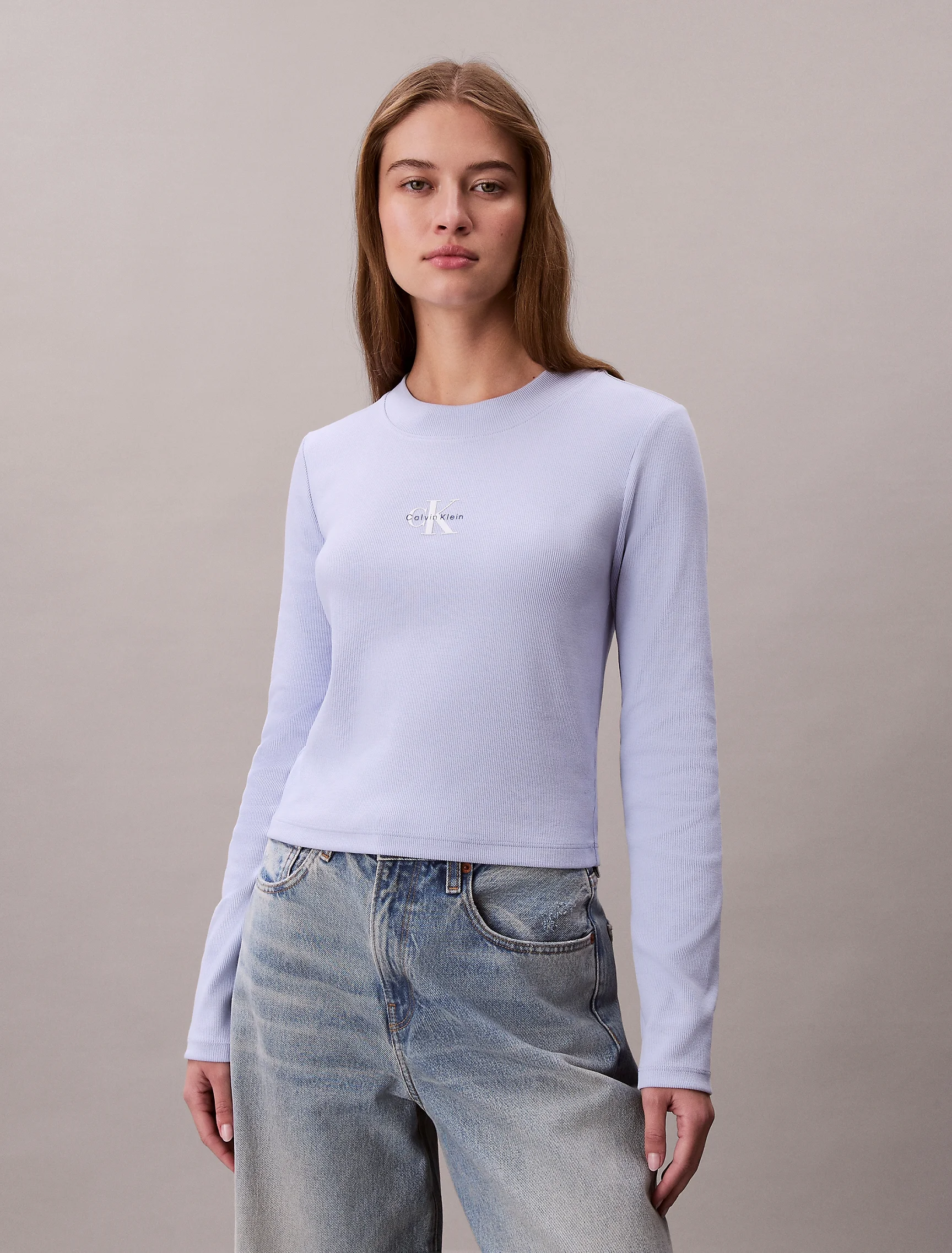 CK JEANS Áo Thun Nữ Baby Fit