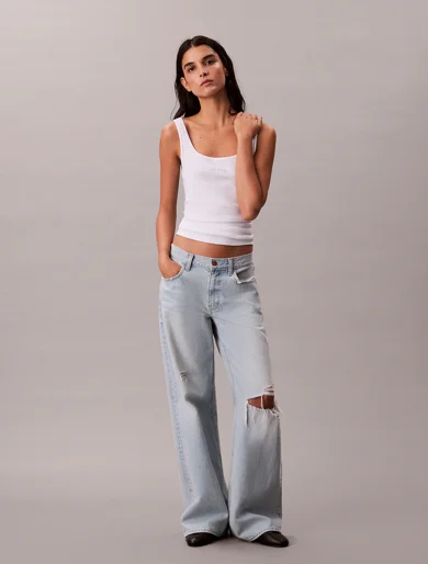CK JEANS Áo Ba Lỗ Nữ Fashion Fit