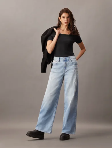 CK JEANS Áo Thun Nữ Fashion Fit