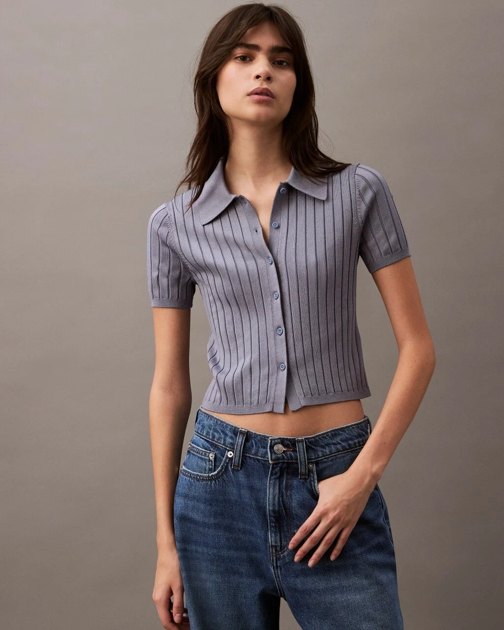 CK JEANS Áo Len Nữ Fashion Fit