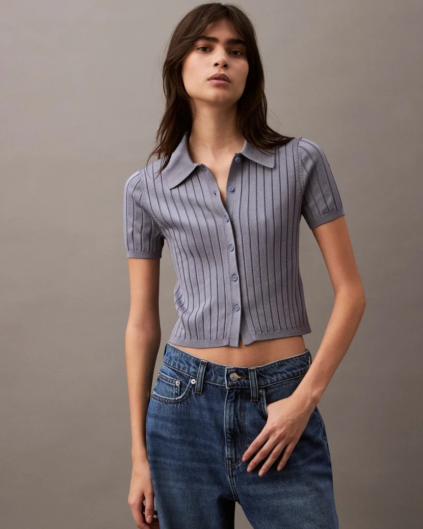 CK JEANS Áo Len Nữ Fashion Fit