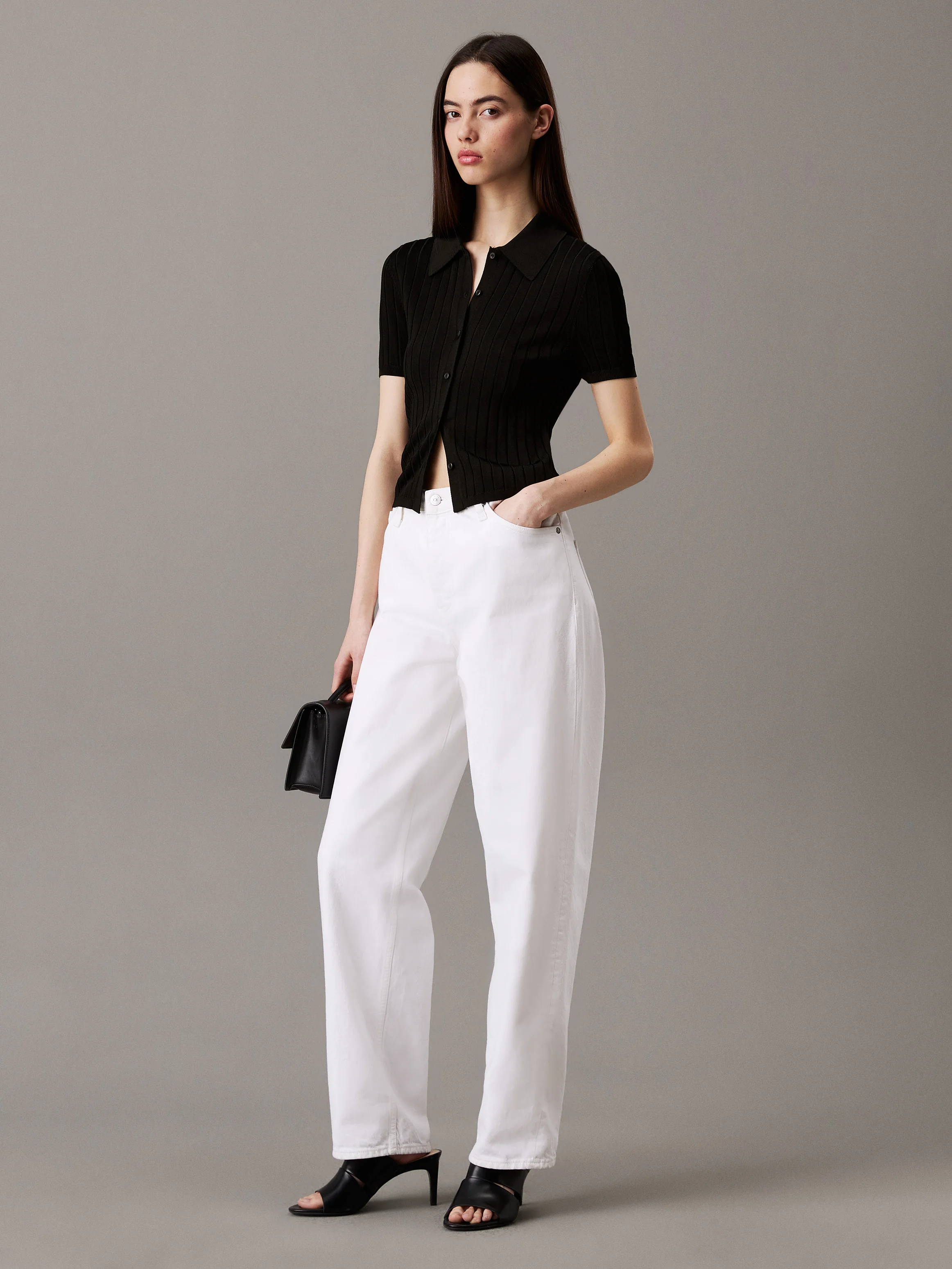 CK JEANS Áo Len Nữ Fashion Fit