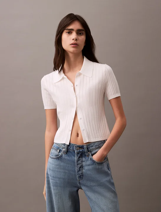CK JEANS Áo Len Nữ Fashion Fit