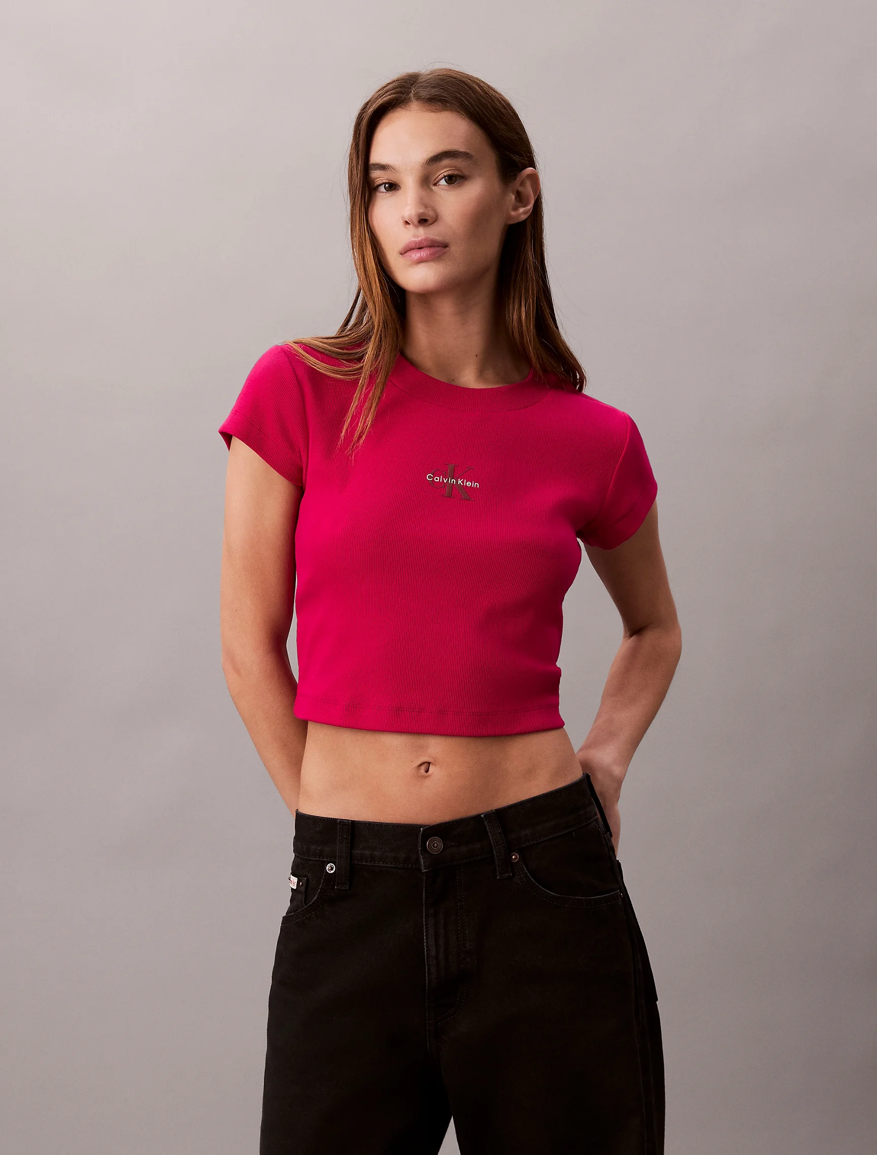 CK JEANS Áo Thun Nữ Baby Fit