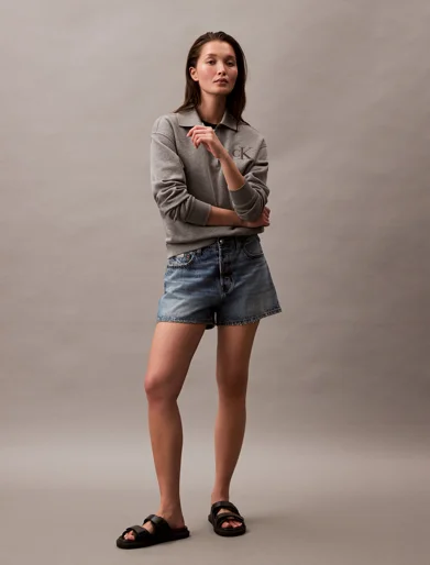 CK JEANS Quần Ngắn Nữ Relaxed Fit