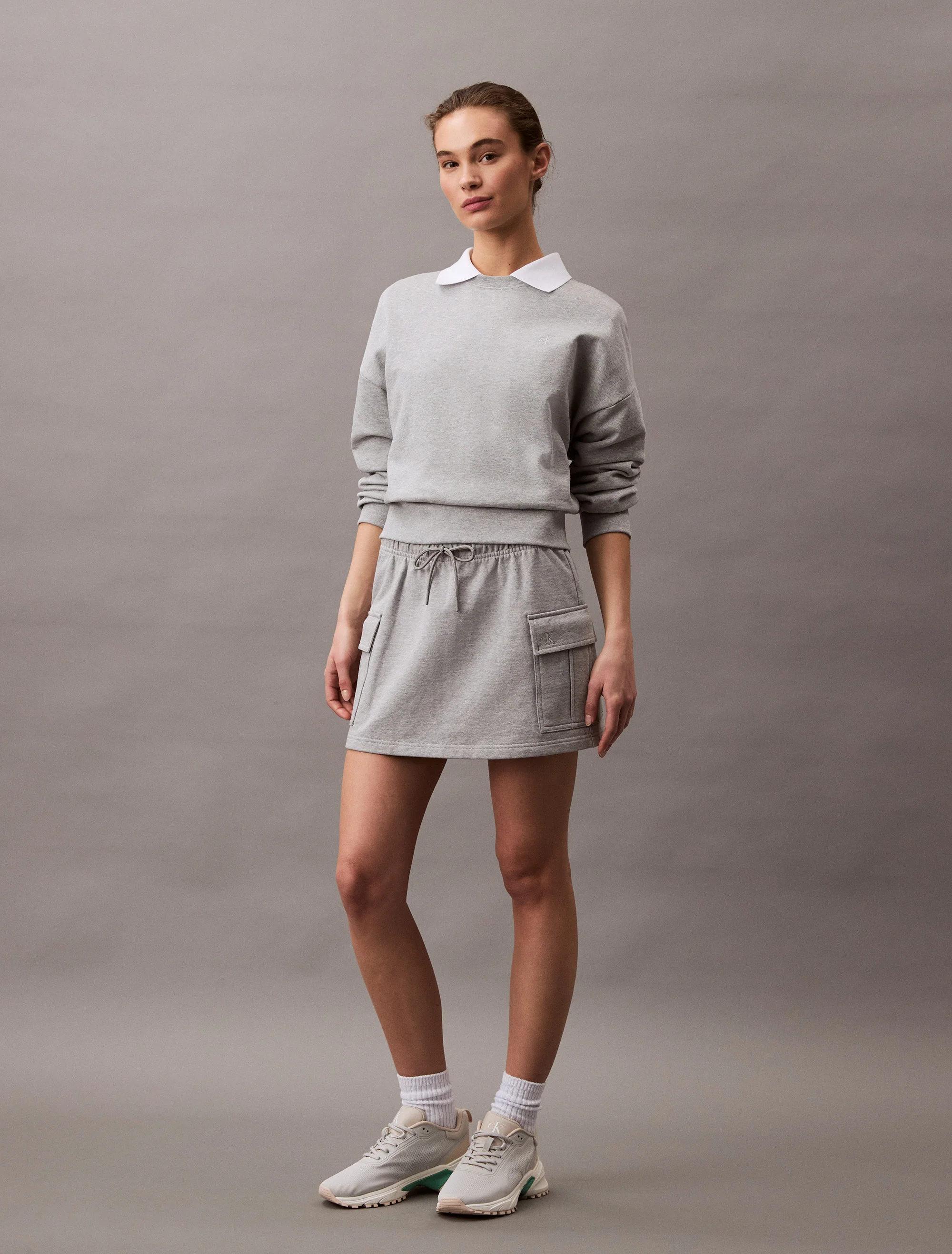 CK JEANS Chân Váy Nữ Mini Fit