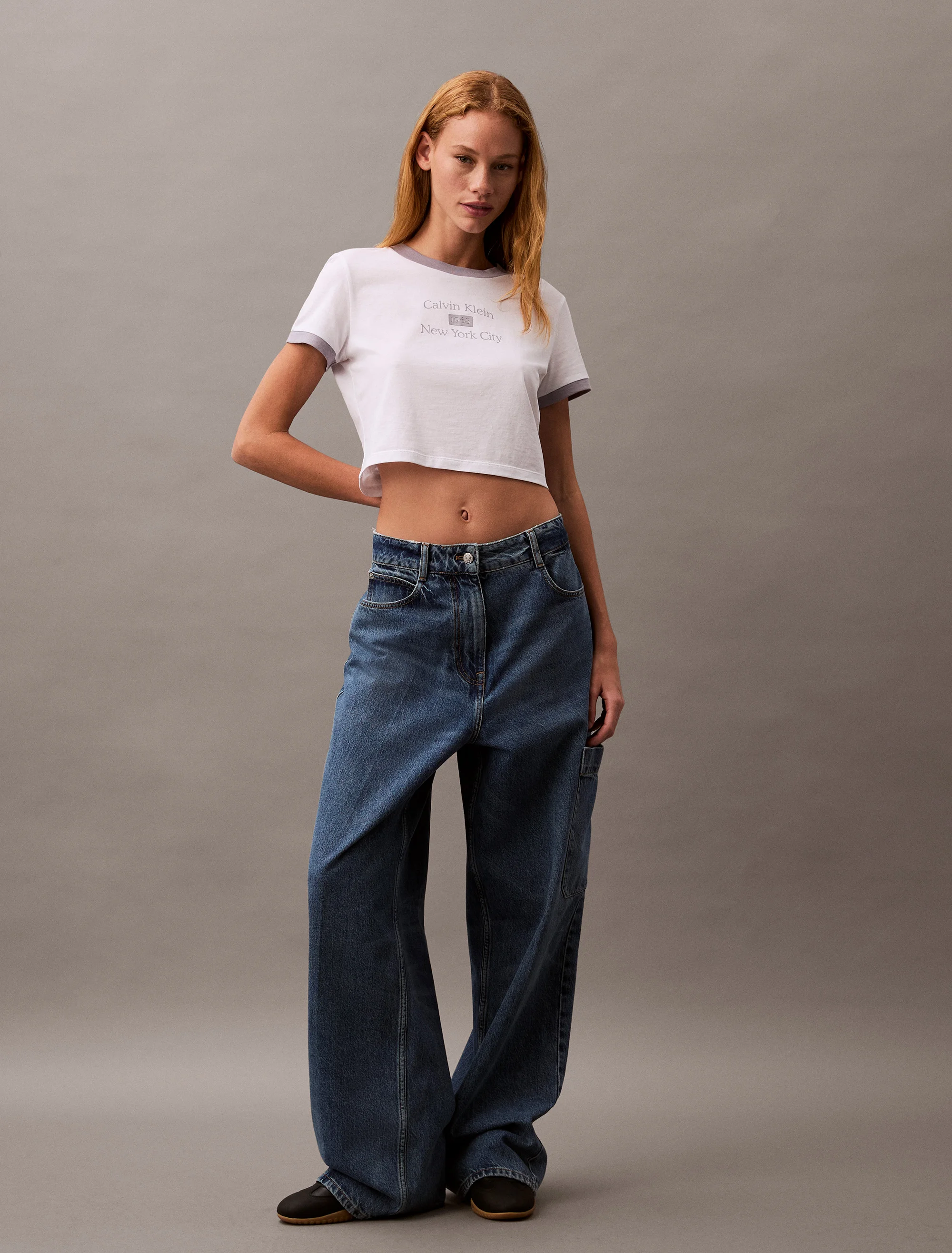 CK JEANS Áo Thun Nữ Slim Fit