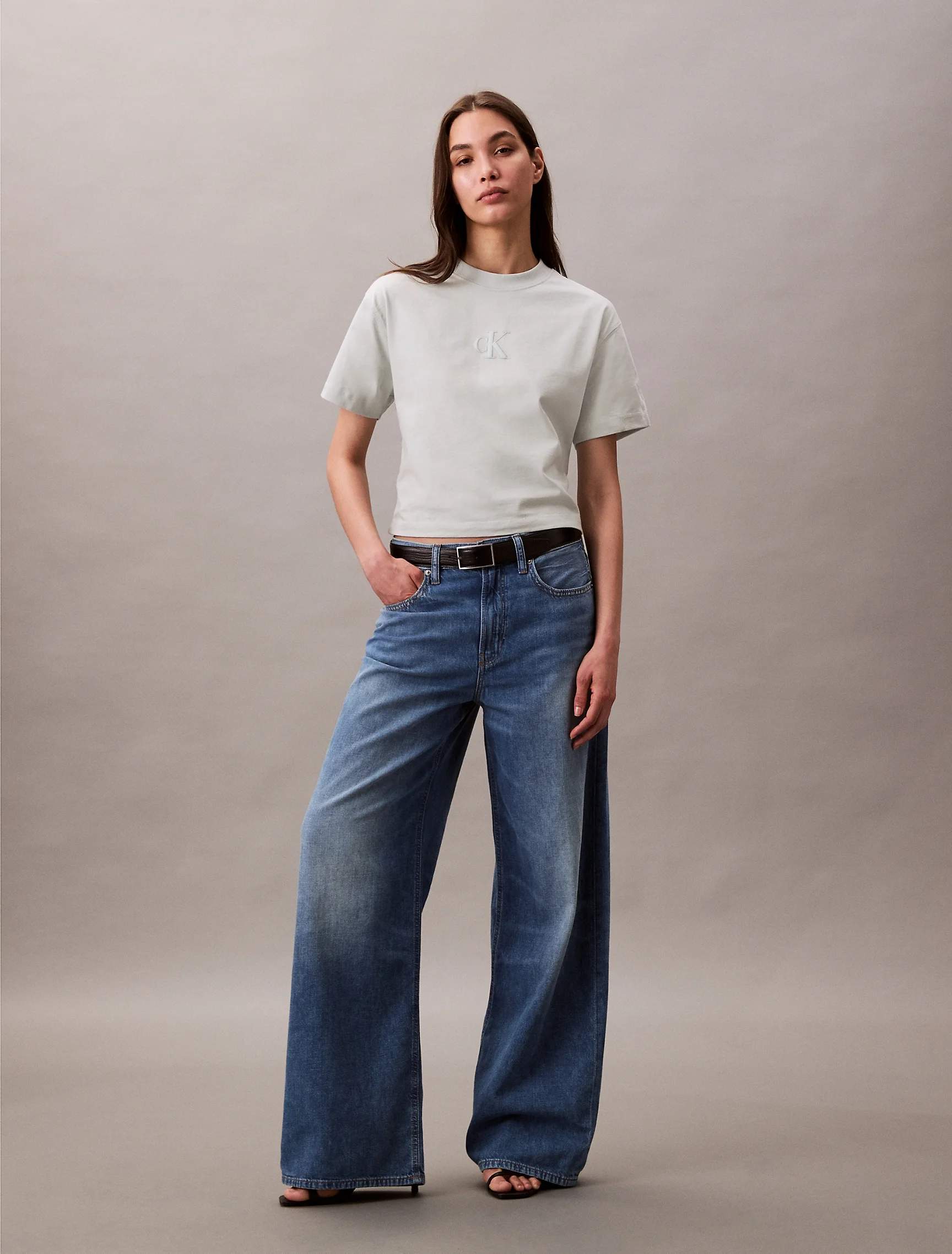 CK JEANS Áo Thun Nữ Boxy Fit