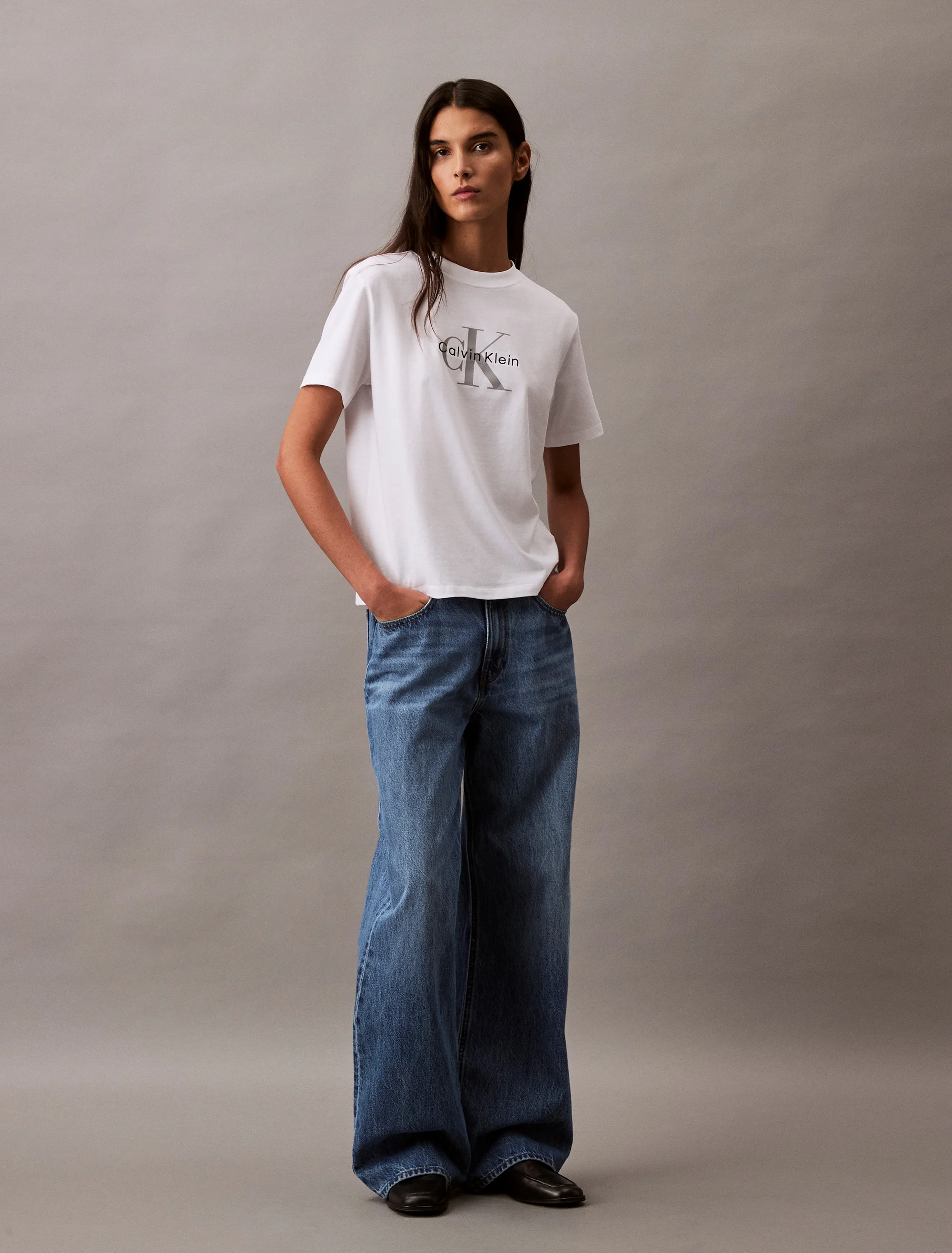 CK JEANS Áo Thun Nữ Classic Fit