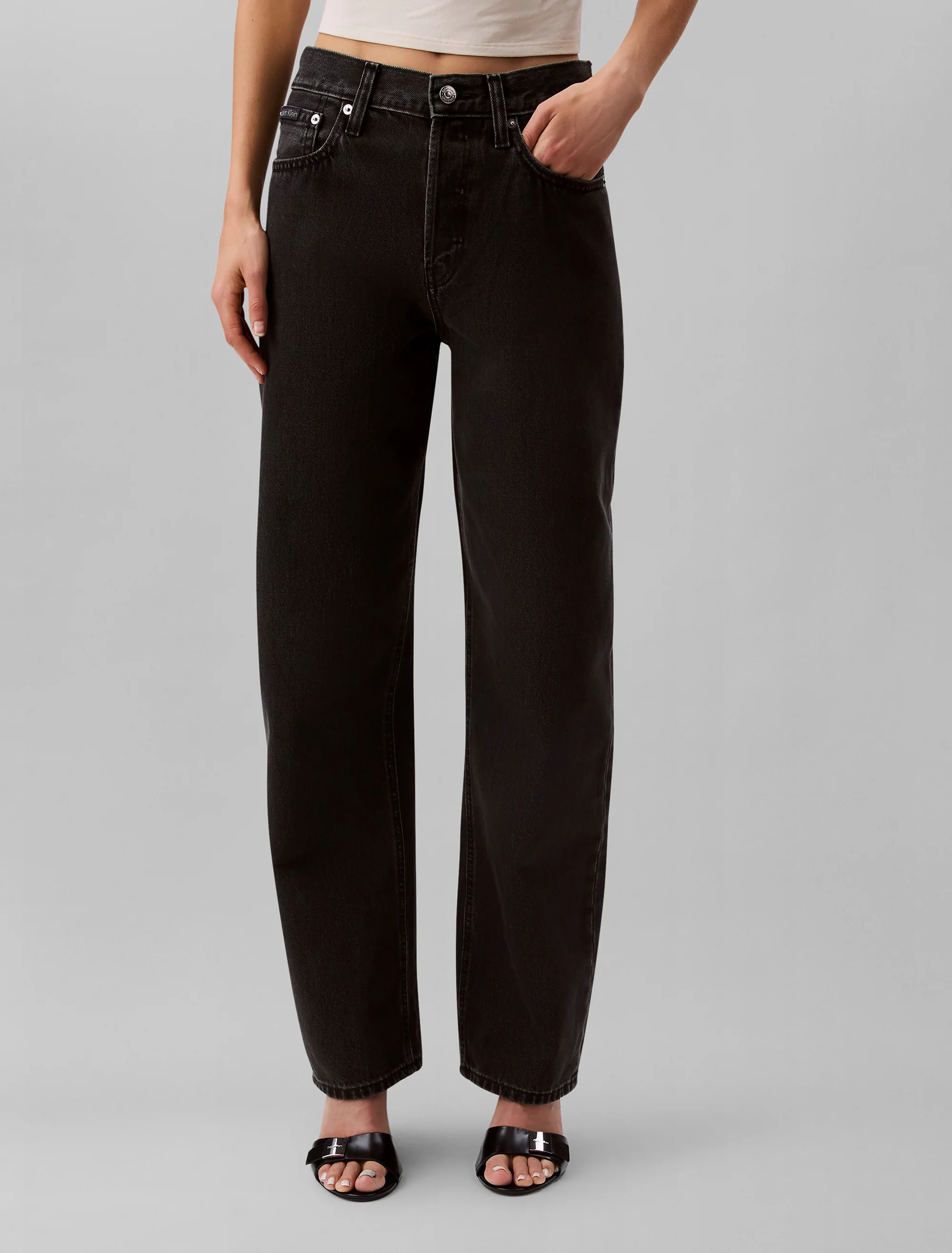 CK JEANS Quần Jeans Nữ 90S Loose Fit