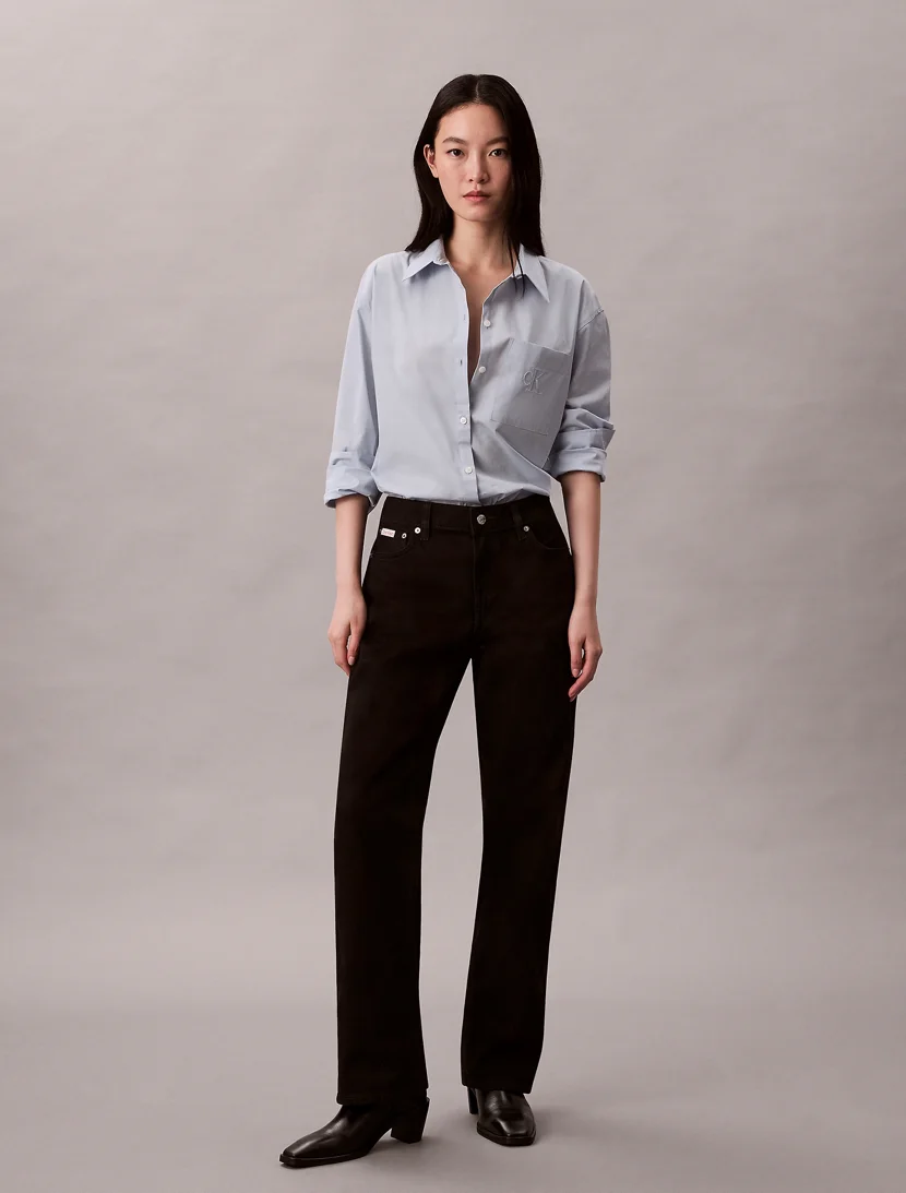 CK JEANS Áo Sơ Mi Nữ Relaxed Fit