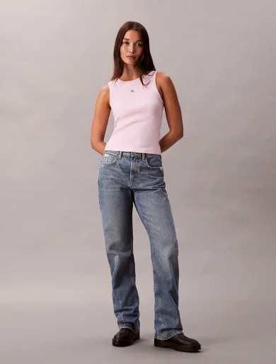 CK JEANS Áo Ba Lỗ Nữ Slim Fit