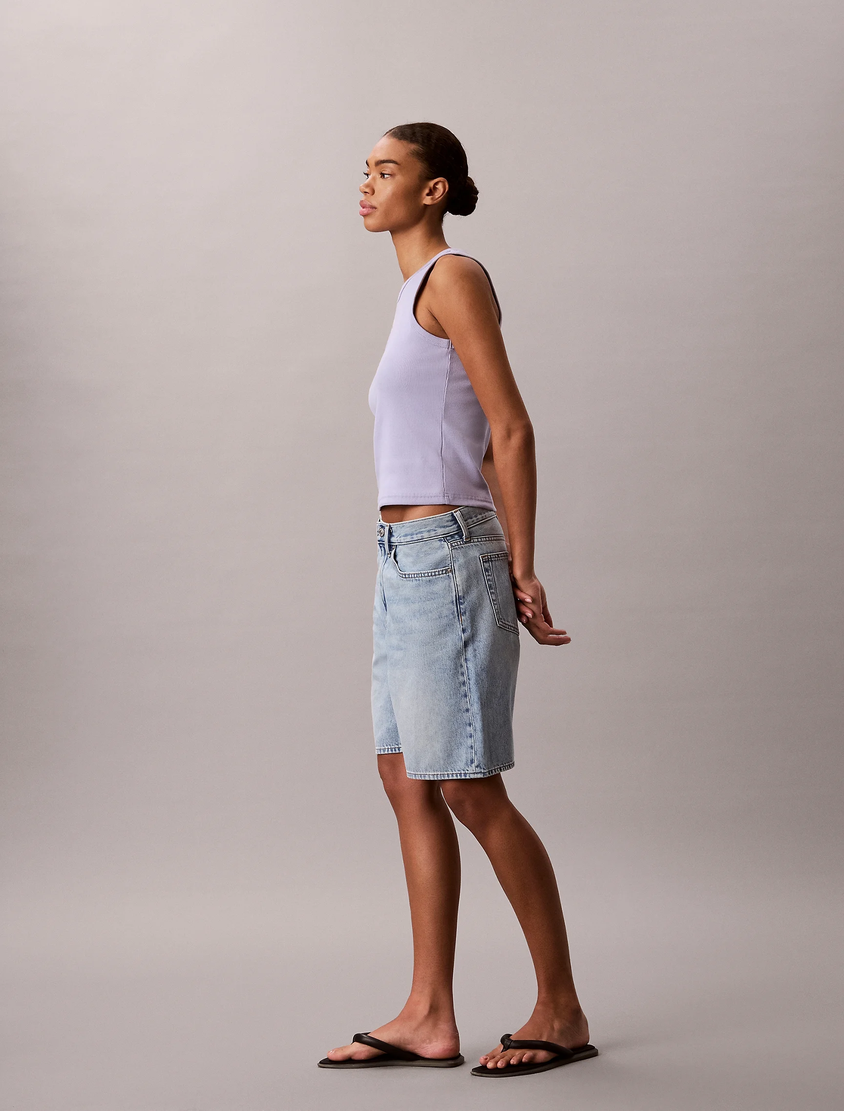 CK JEANS Áo Ba Lỗ Nữ Classic Fit