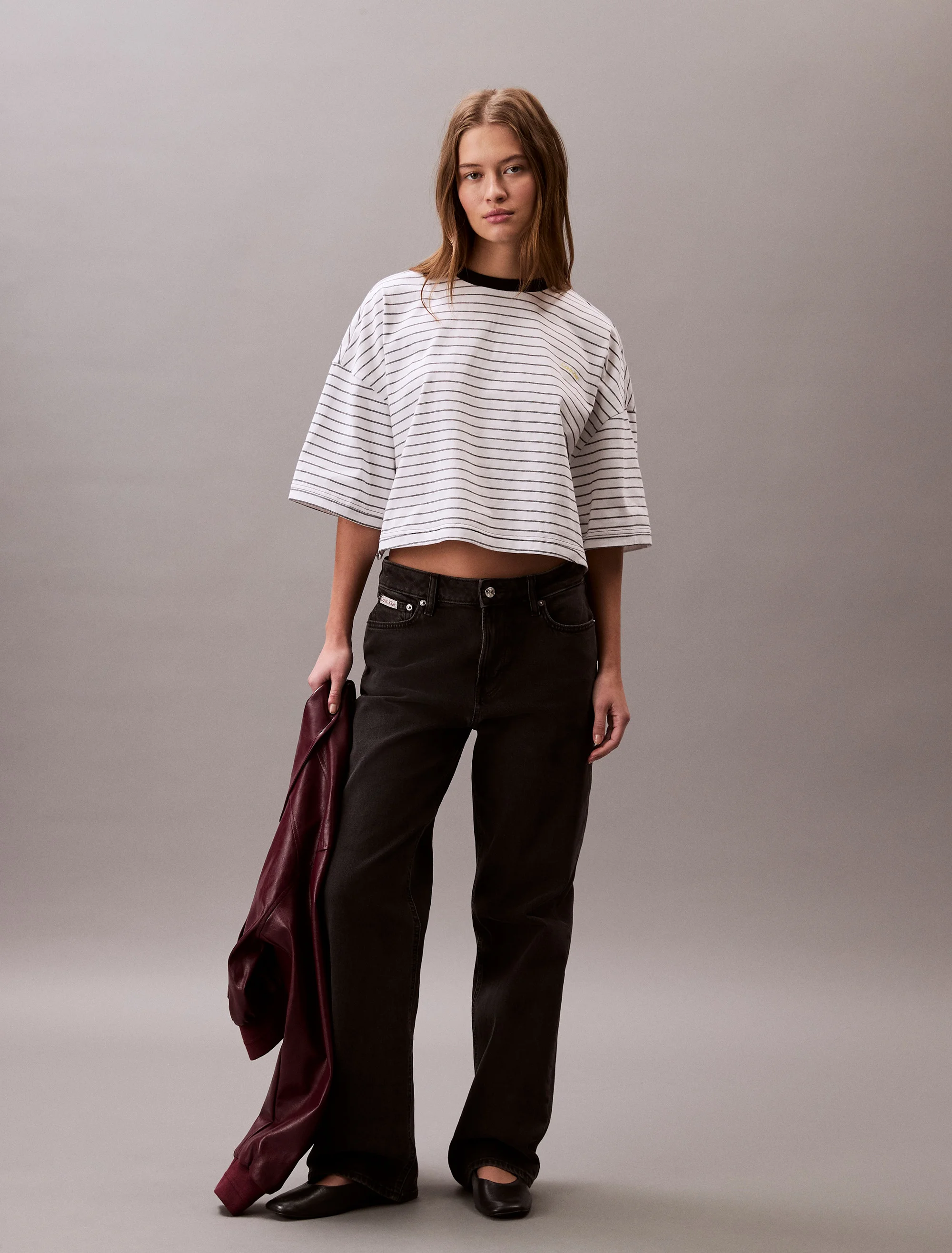 CK JEANS Áo Thun Nữ Boxy Fit