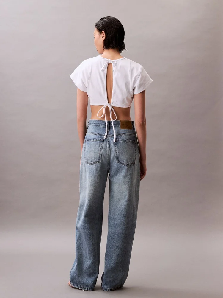 CK JEANS Áo Thun Nữ Pride Cropped Boxy Fit