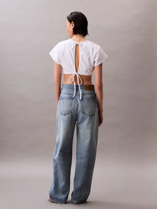 CK JEANS Áo Thun Nữ Pride Cropped Boxy Fit