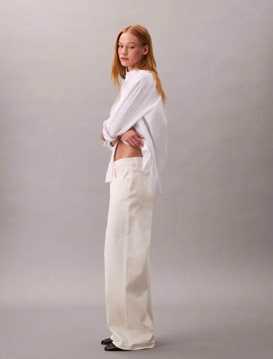 CK JEANS Quần Jeans Nữ LR Baggy Fit