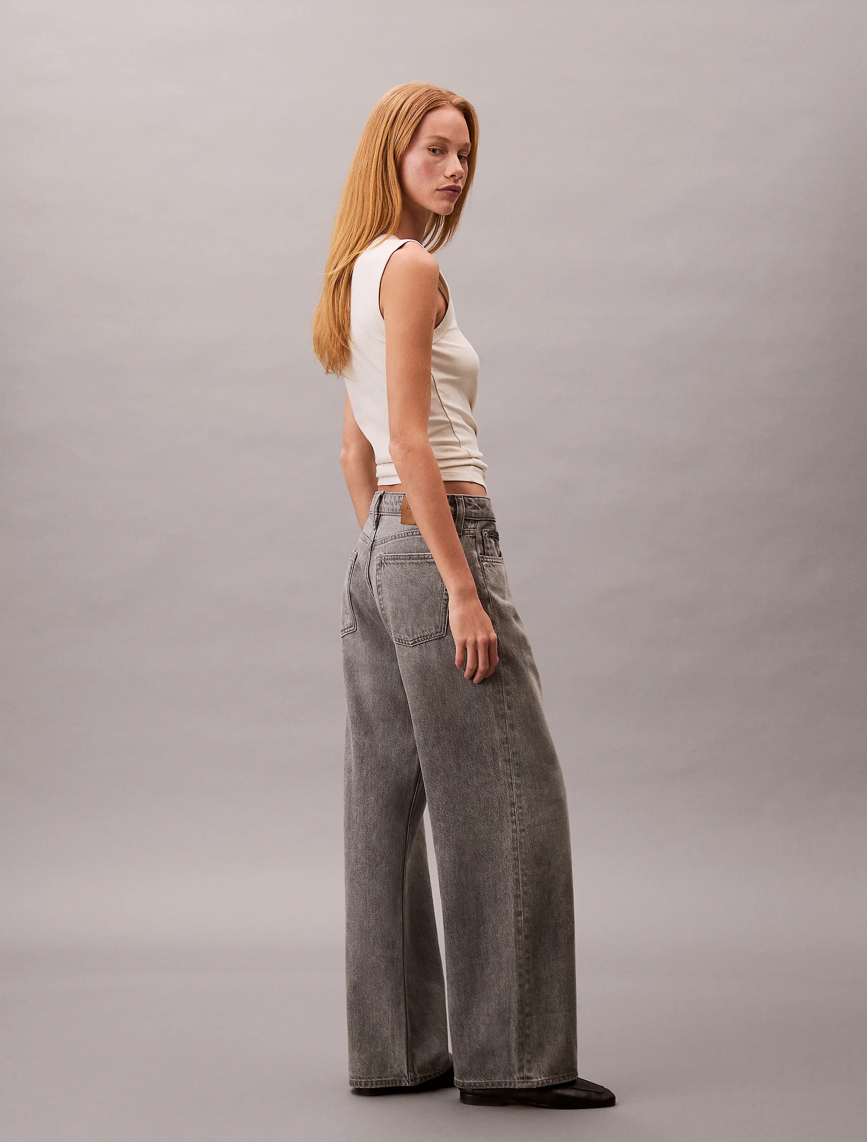 CK JEANS Quần Jeans Nữ Lr Baggy Fit
