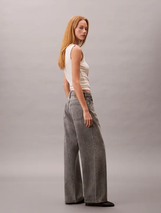CK JEANS Quần Jeans Nữ Lr Baggy Fit
