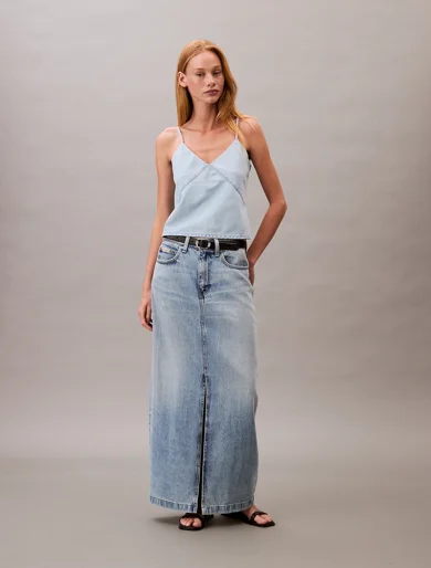 CK JEANS Chân Váy Nữ Maxi Fit
