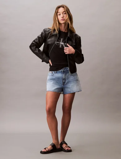 CK JEANS Quần Ngắn Nữ 90s Denim Shorts
