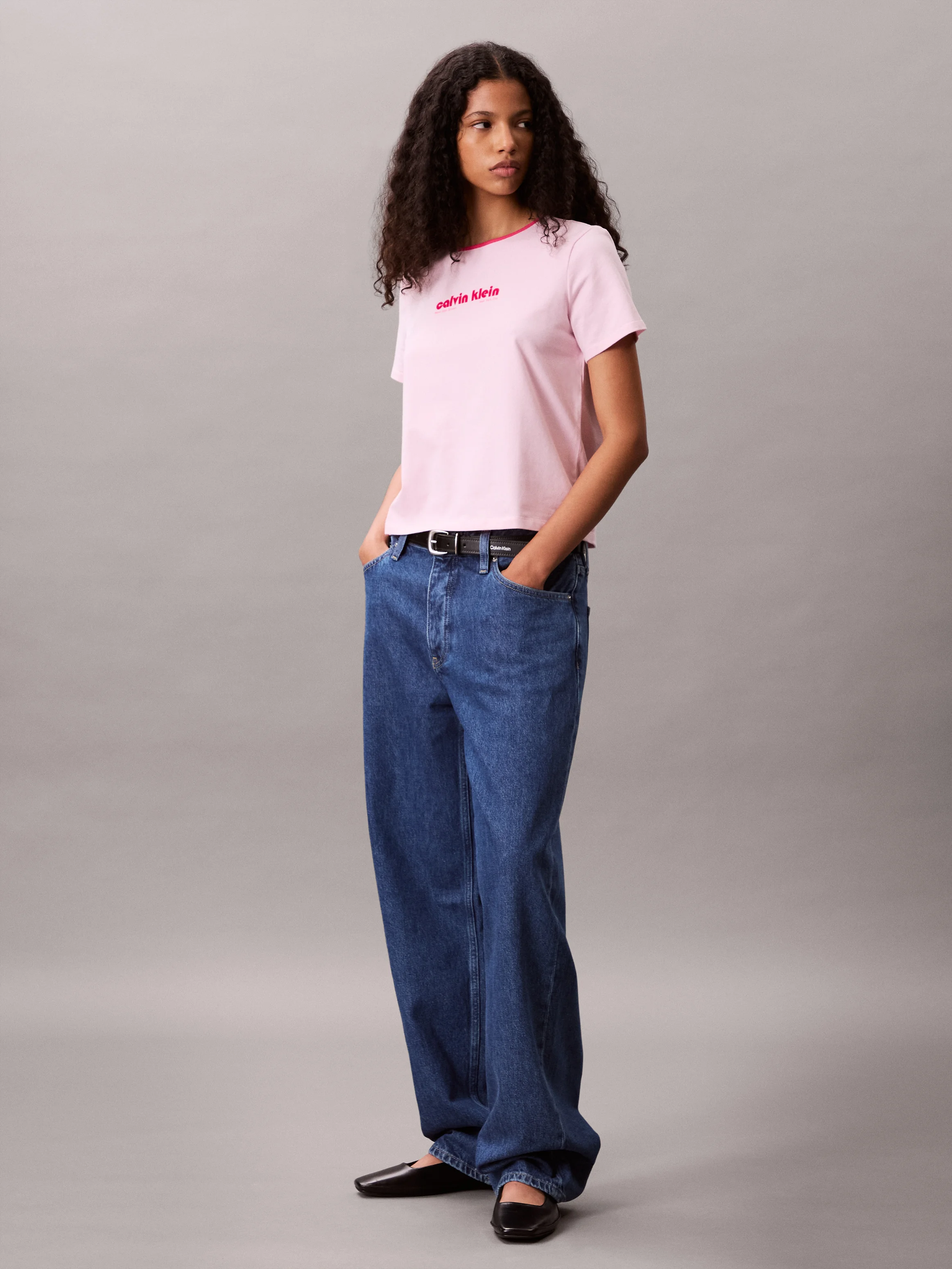 CK JEANS Áo Thun Nữ Slim Fit