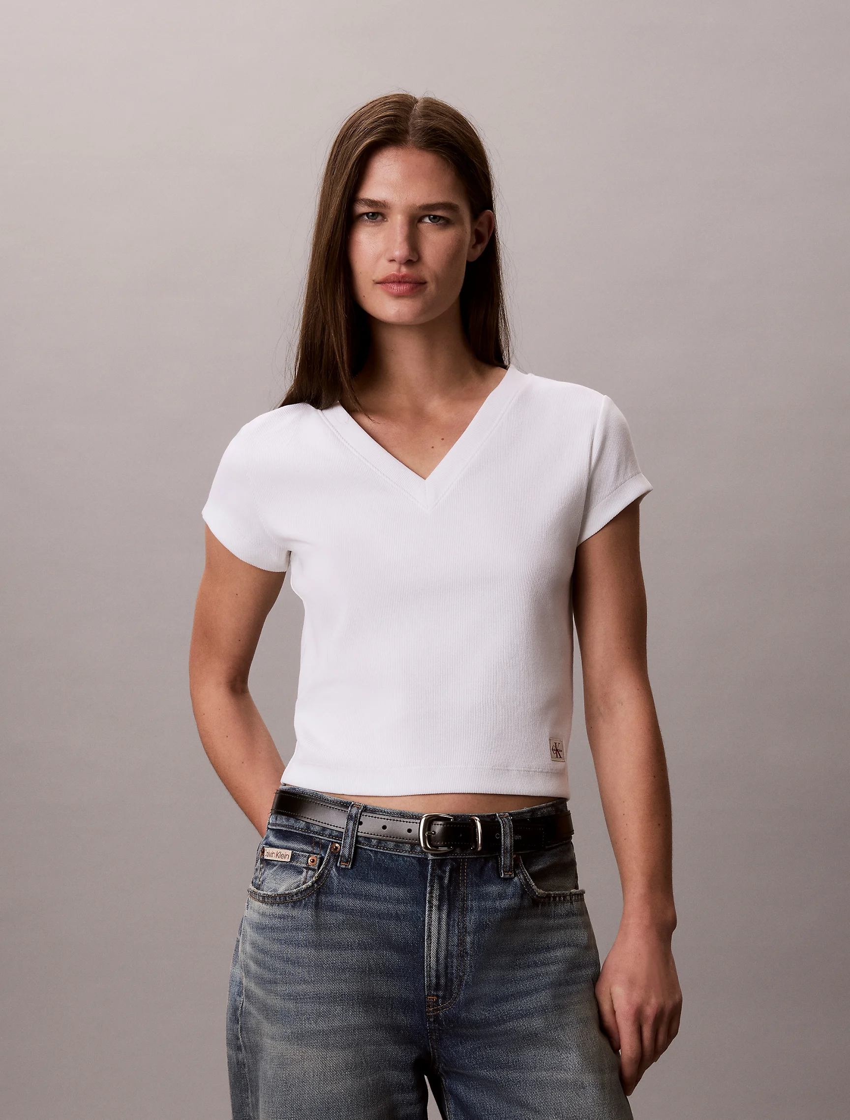 CK JEANS Áo Thun Nữ Slim Fit