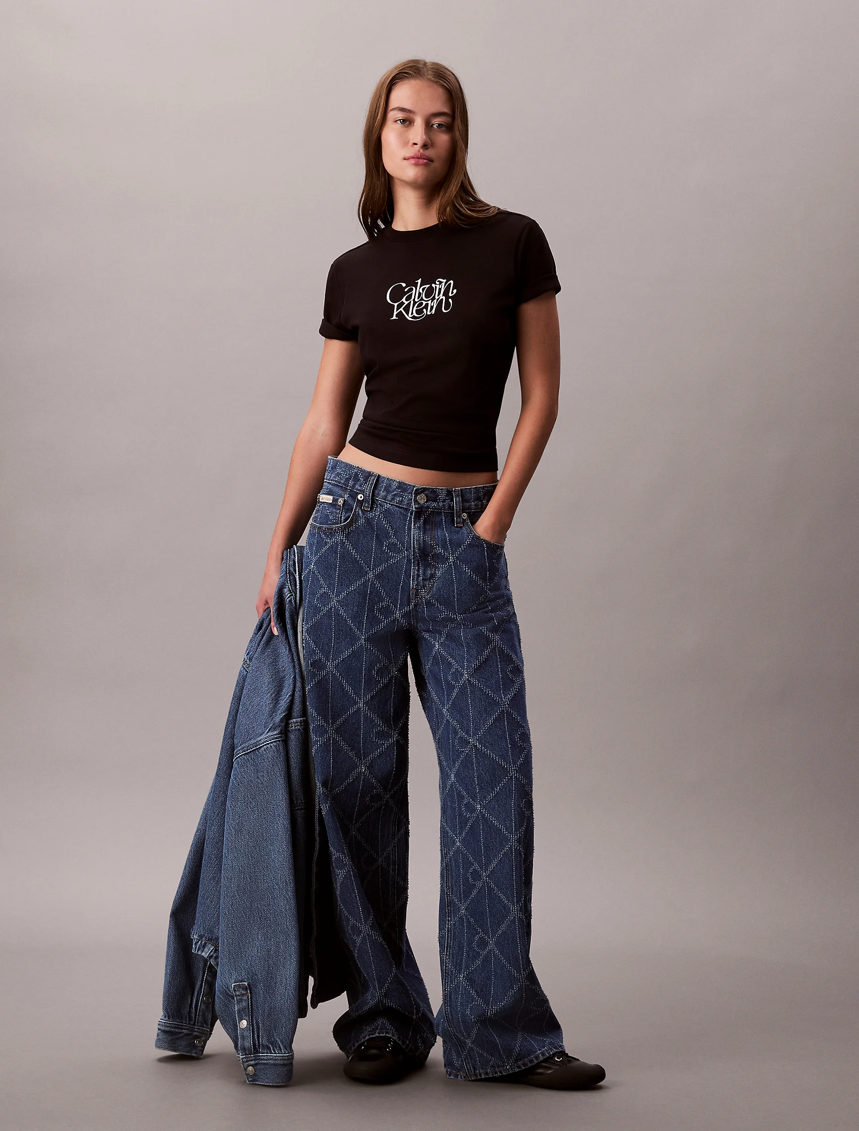 CK JEANS Áo Thun Nữ Slim Fit